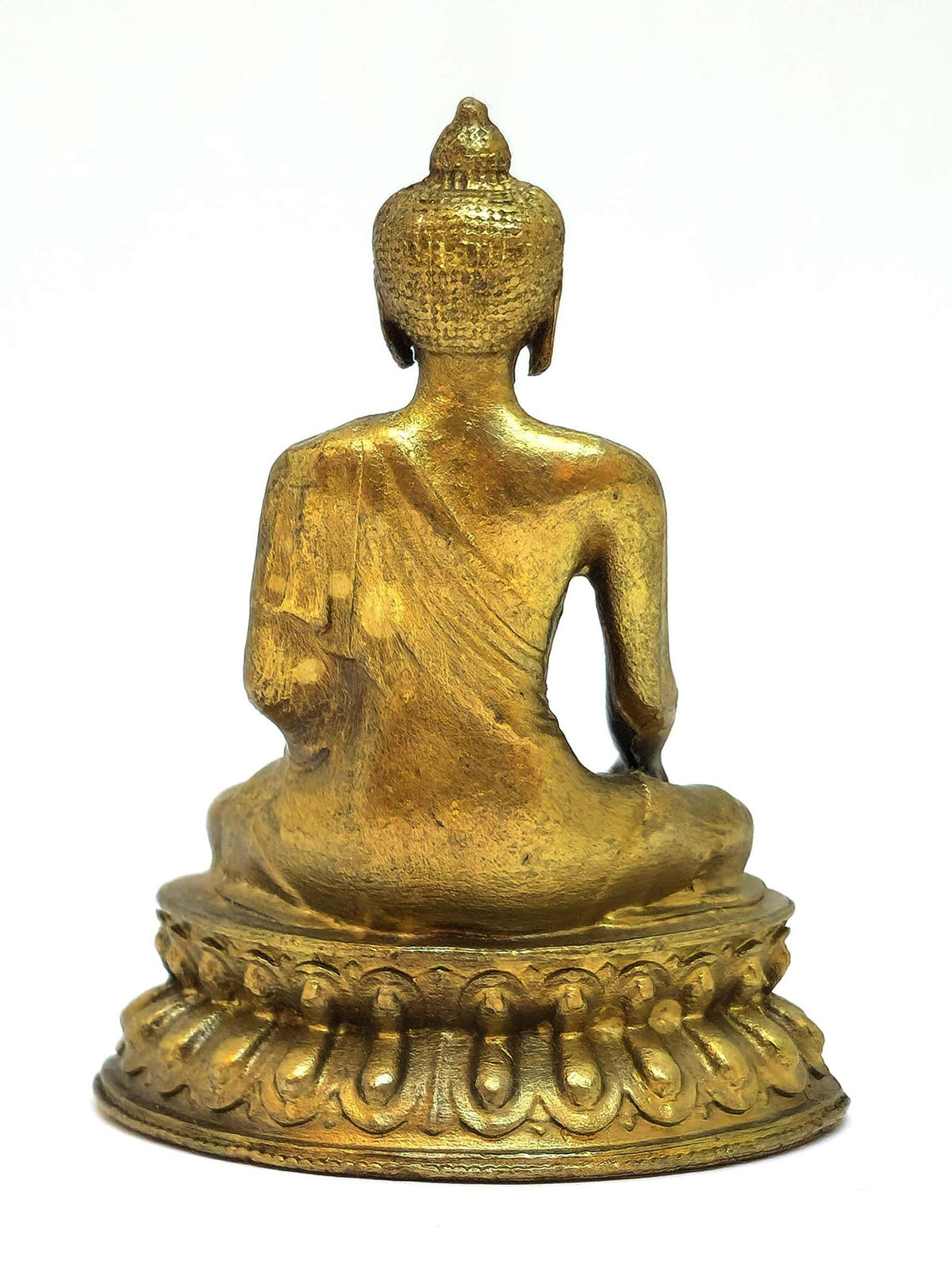 Statua tibetana di Buddha Shakyamuni in rame, 6.5cm