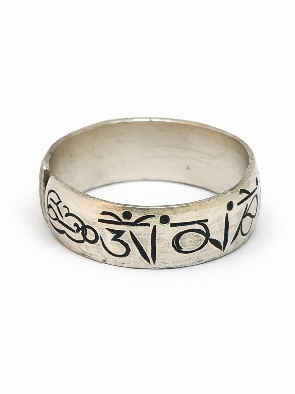Mantra anello tibetano "Om Mani Padme Hum"