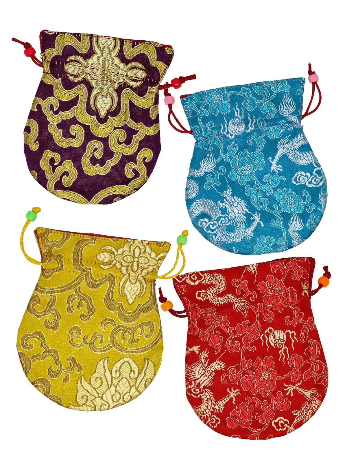 Silk Brocade Gift Bag, Small