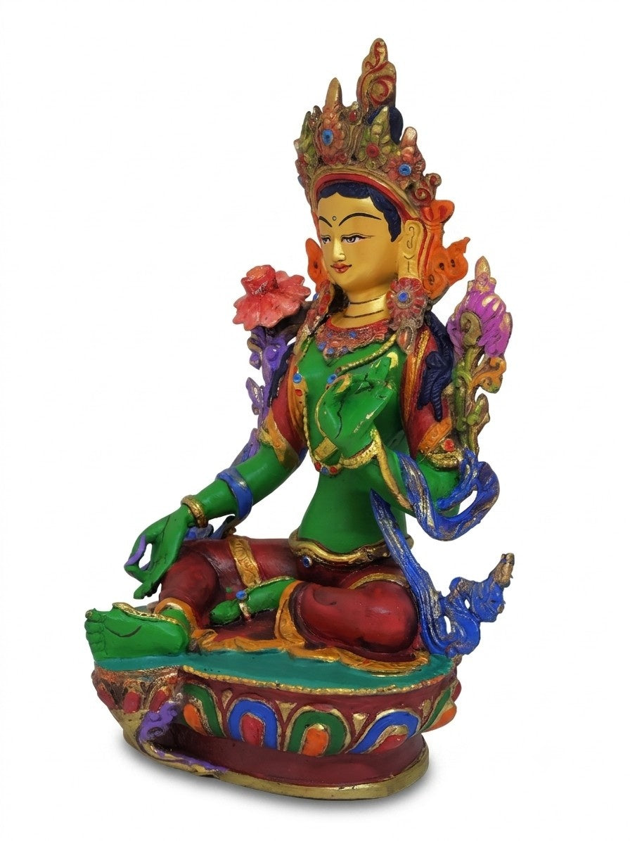 Statua di Tara Verde, handbemalt