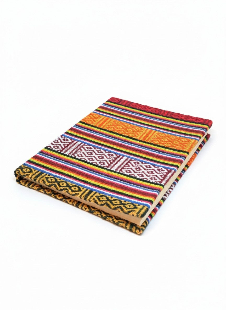 Carnet fait main Lokta-Papier avec couverture en coton