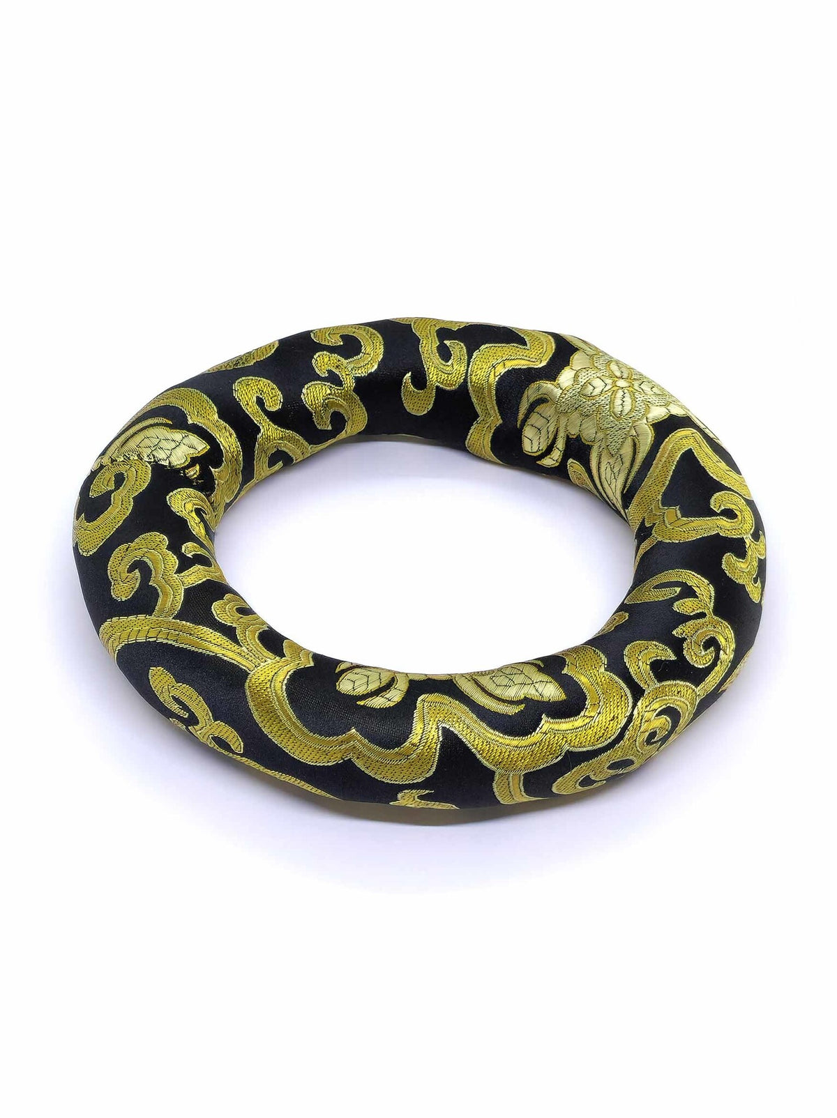 Singing Bowl Ring Cushion Large, Black
