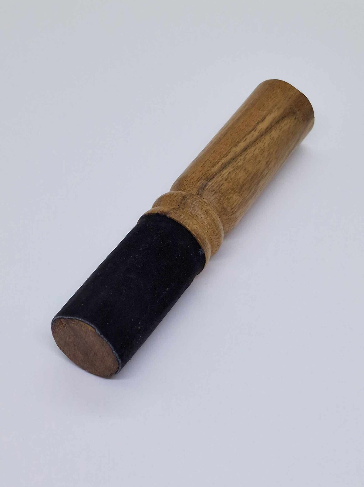 Batacchio in legno per campane tibetane, nero