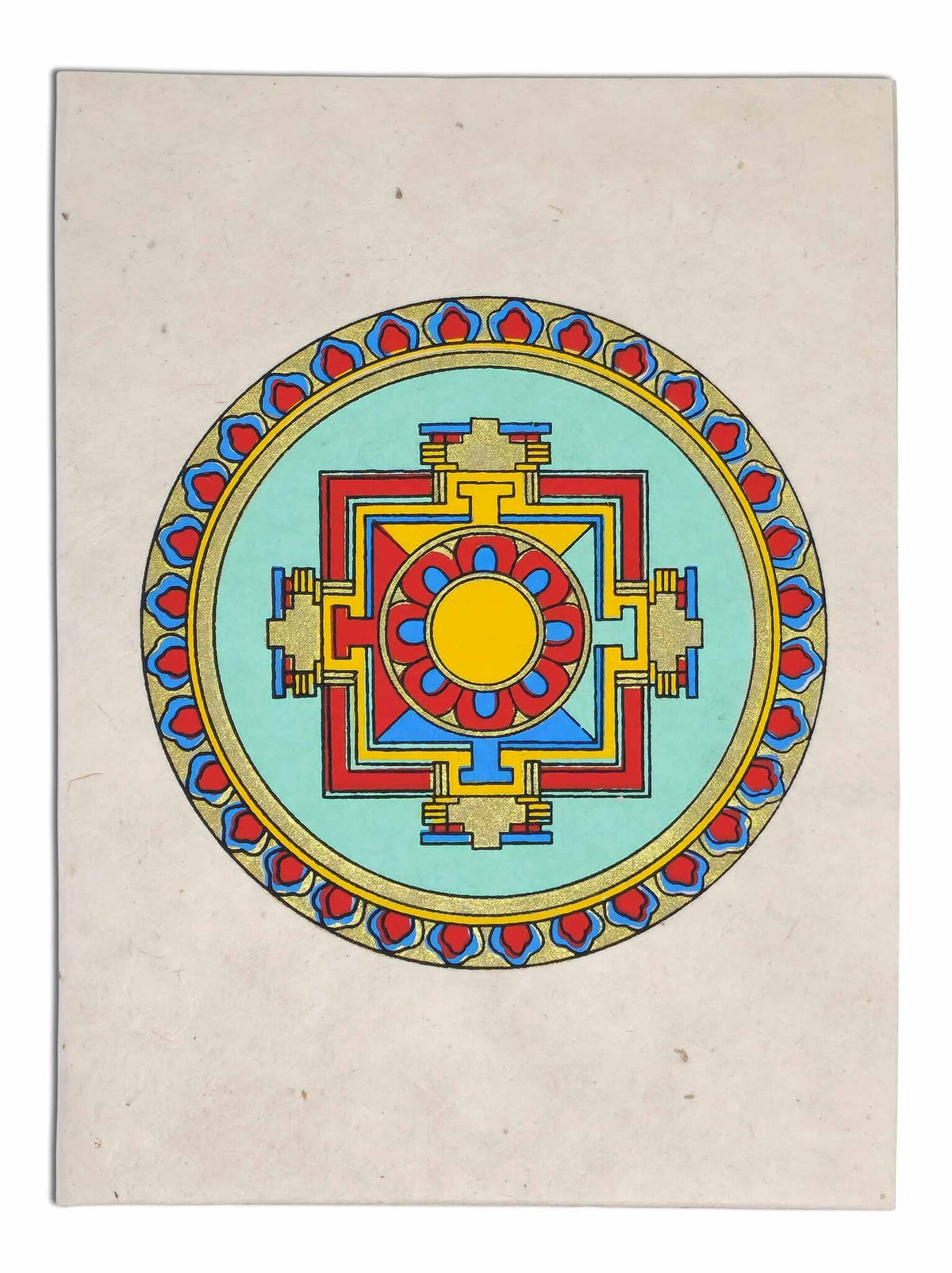 Tibetan Greeting Card Mandala