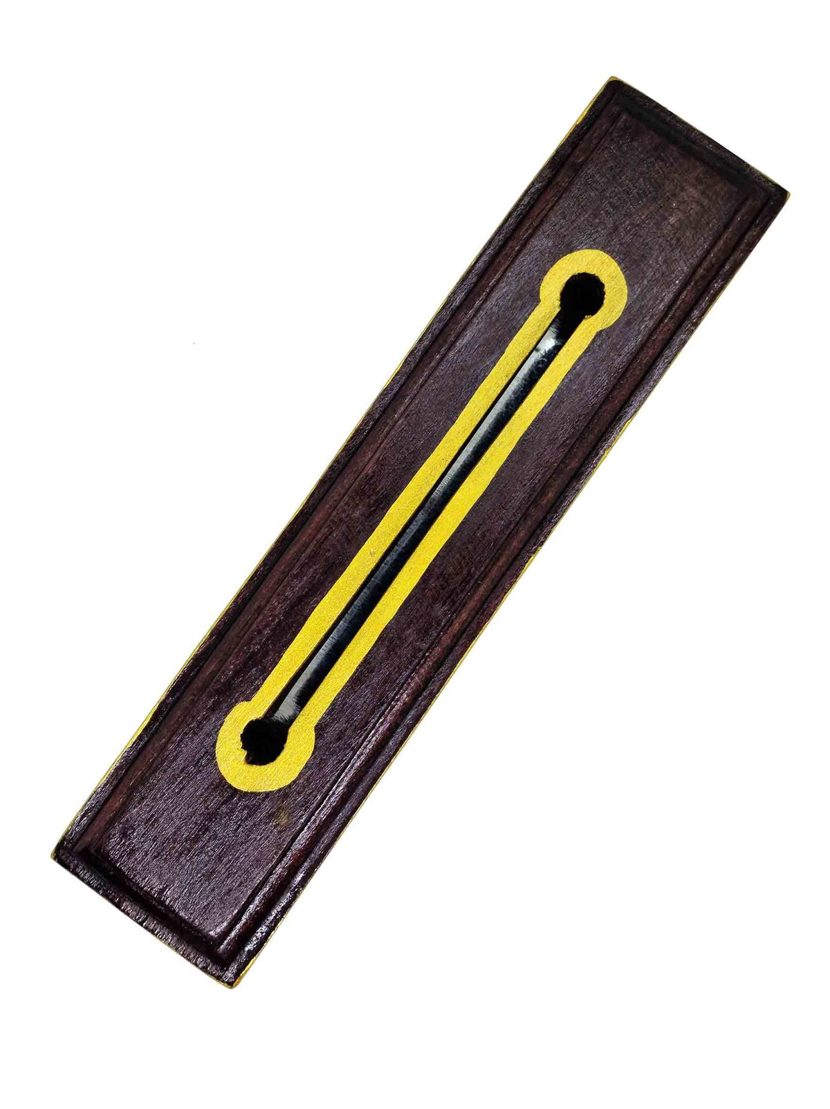 Tibetischer Räucherstäbchenhalter 8 Glückssymbole aus Holz