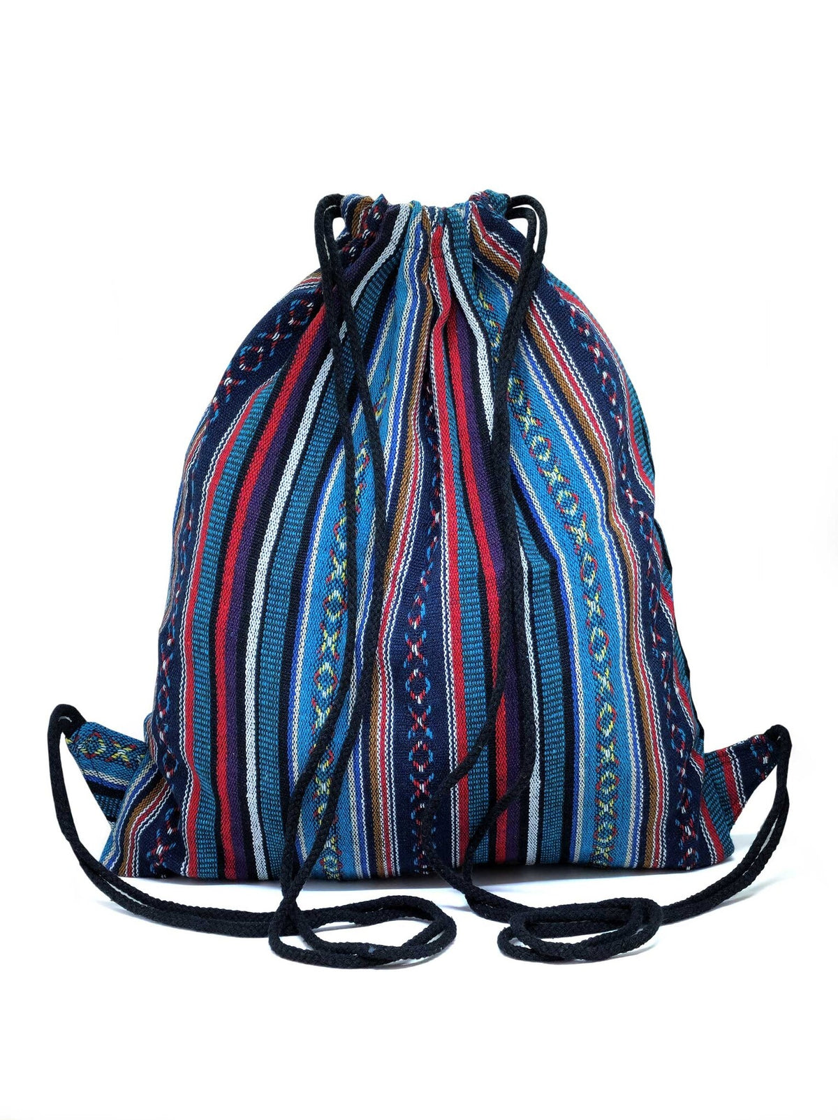 Tibetischer Rucksack Turnbeutel Tashi aus Gheri Baumwolle