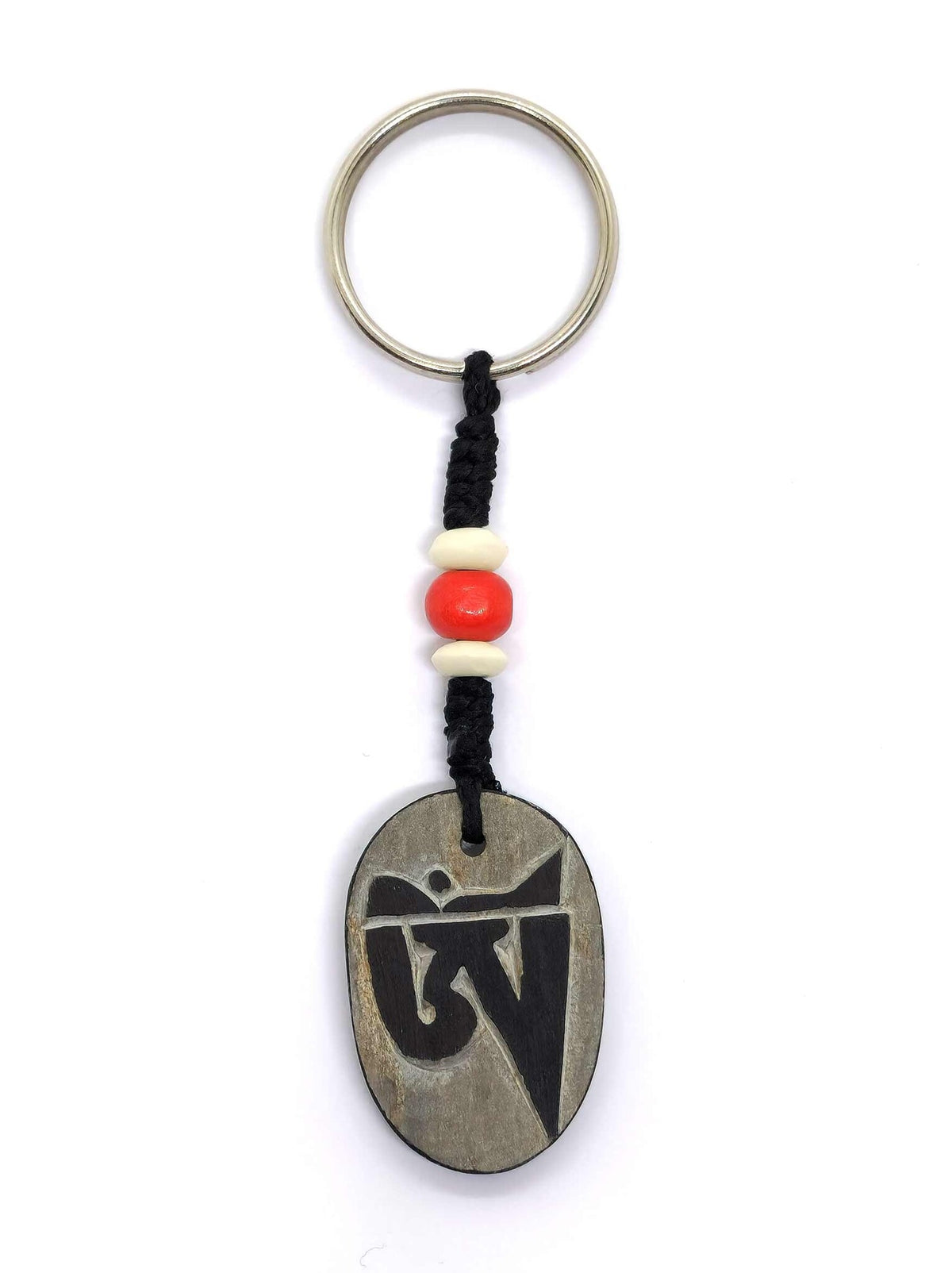 Tibetan Keyring Om and Endless Knot