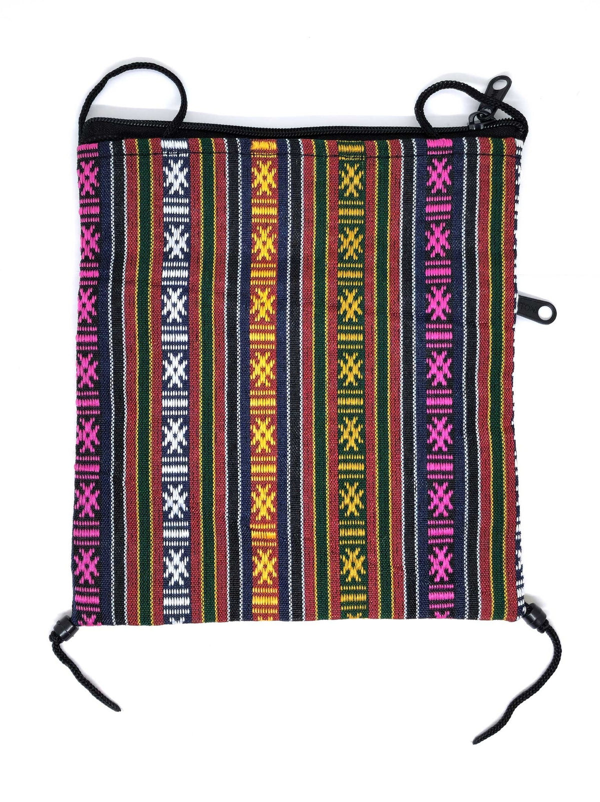 Piccola borsa a tracolla in broccato di seta con mandala, giallo