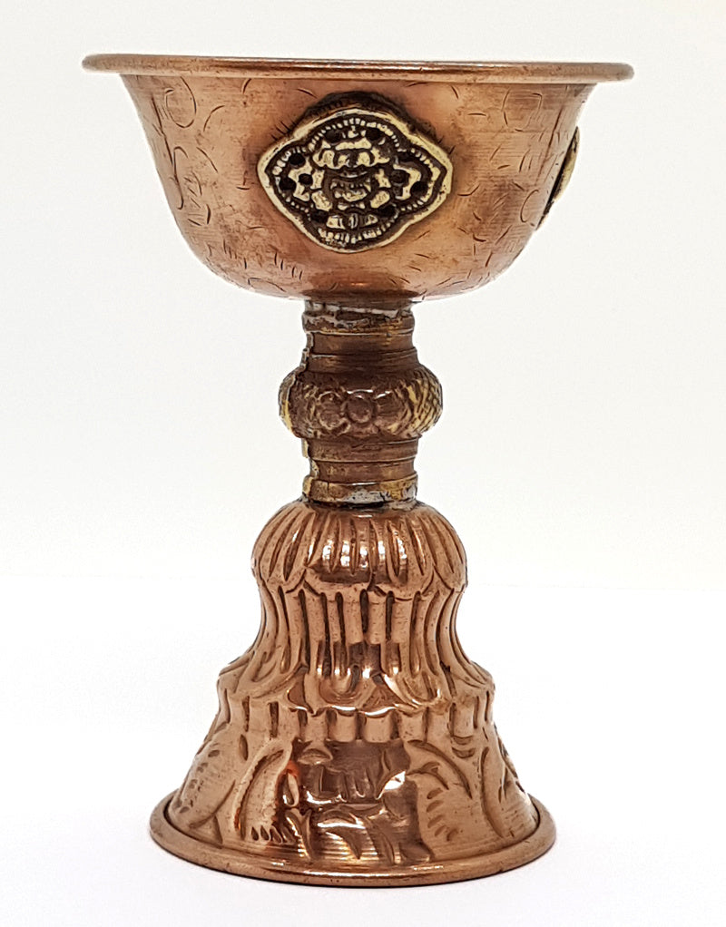 Tibetan Butter Lamp, Copper