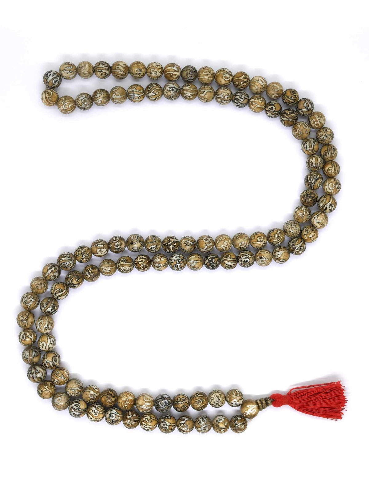 Tibetan Prayer Beads Mani Mantra Shell