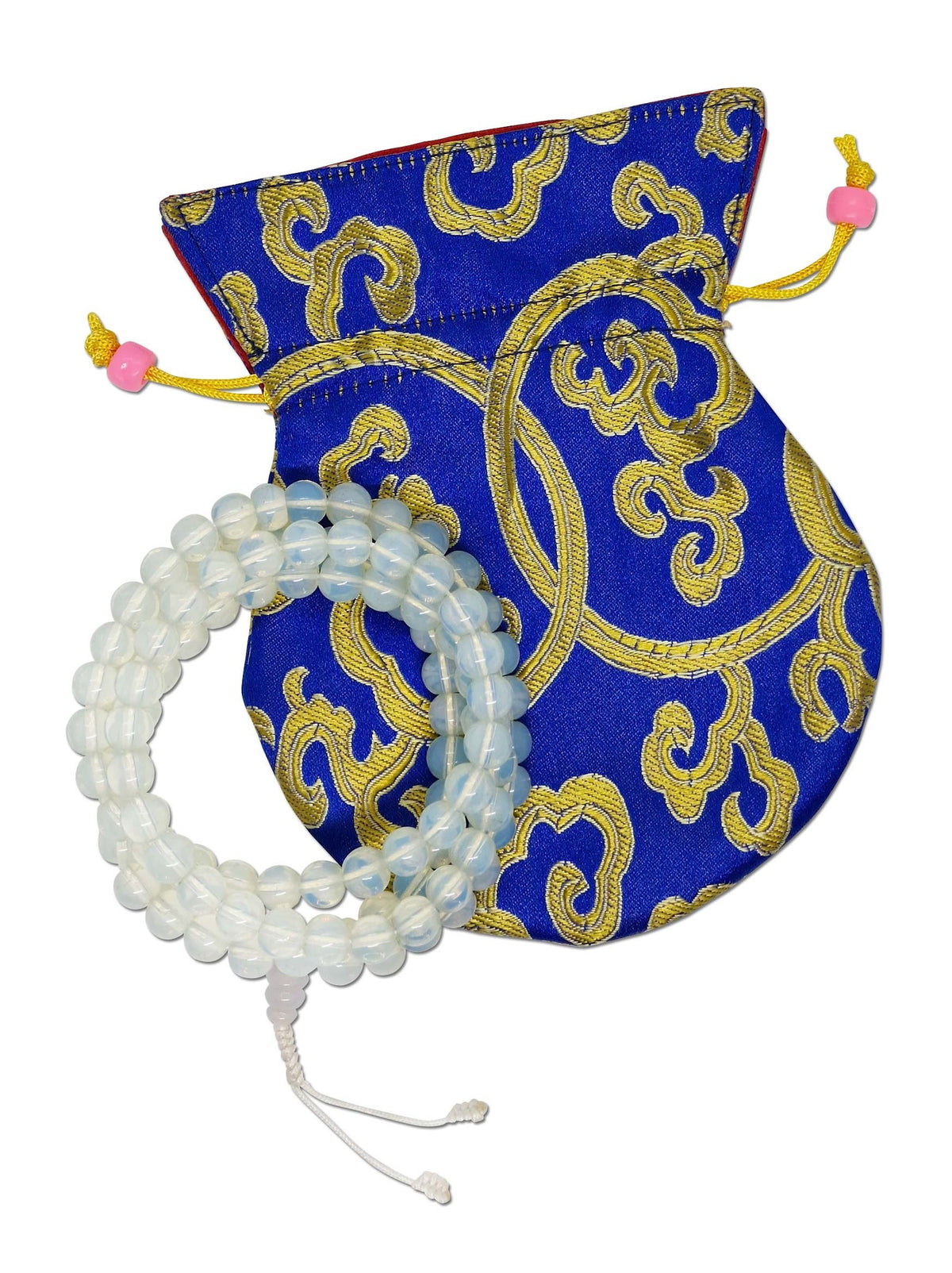 Mala tibétain pierre de lune
