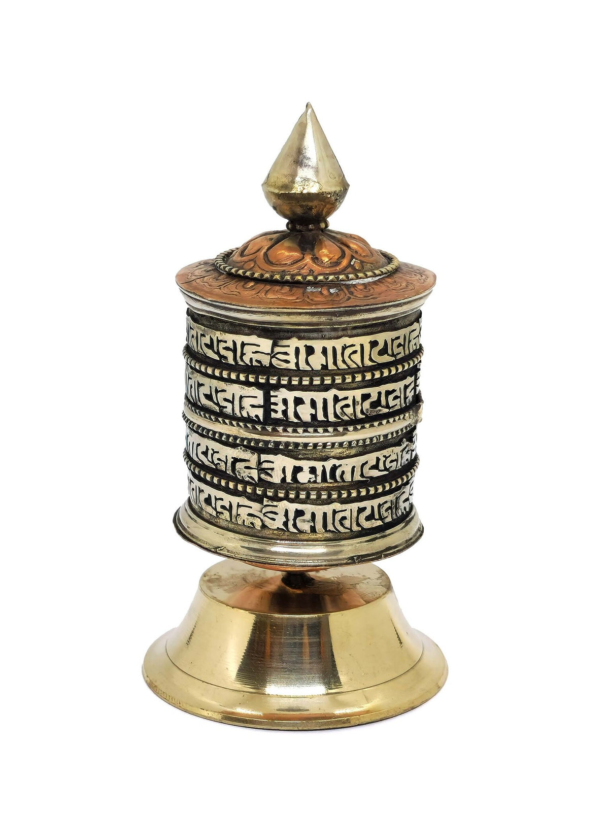 Tibetan Table Prayer Wheel, 14cm