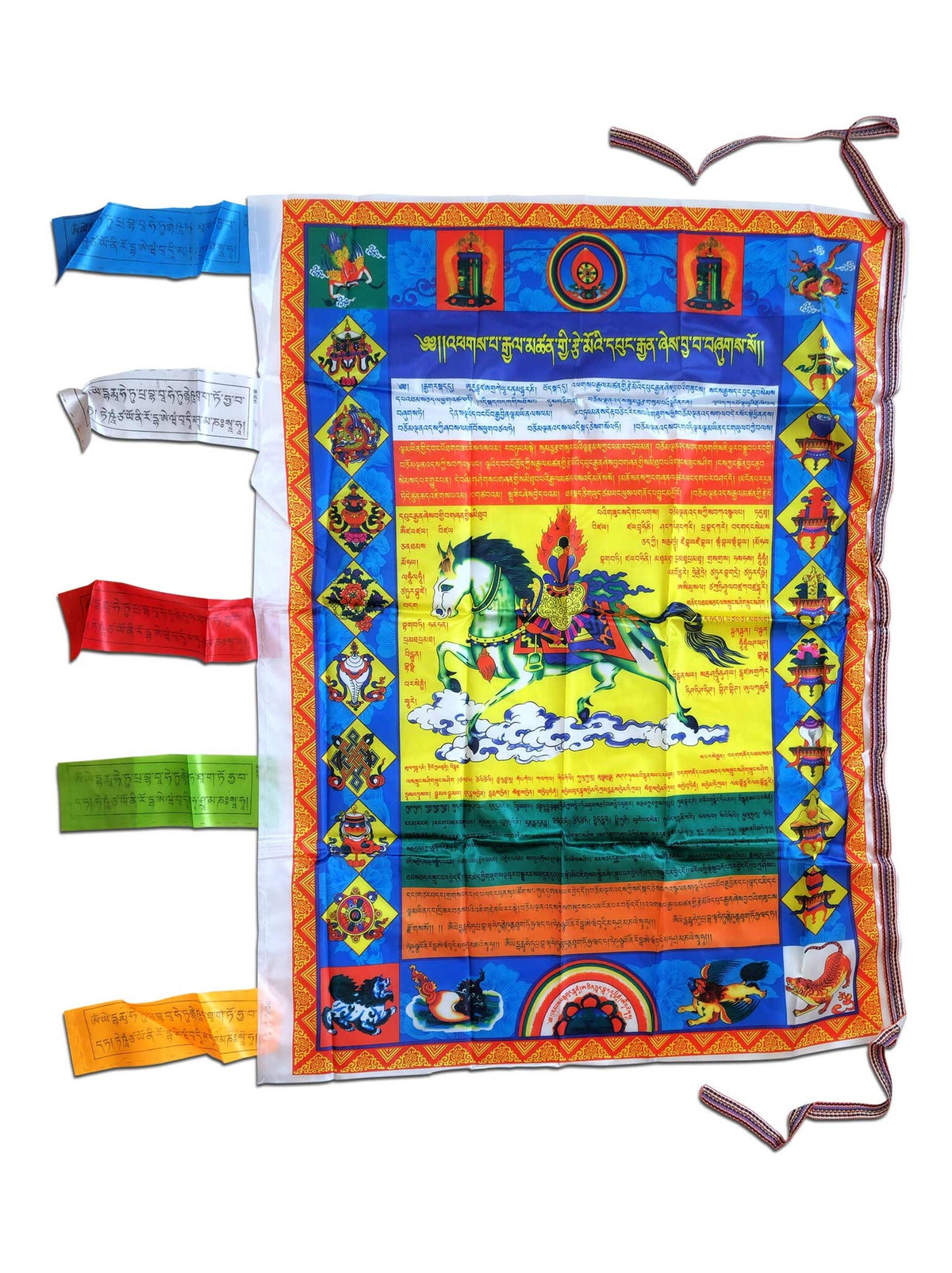 Tibetan Vertical Prayer Flag