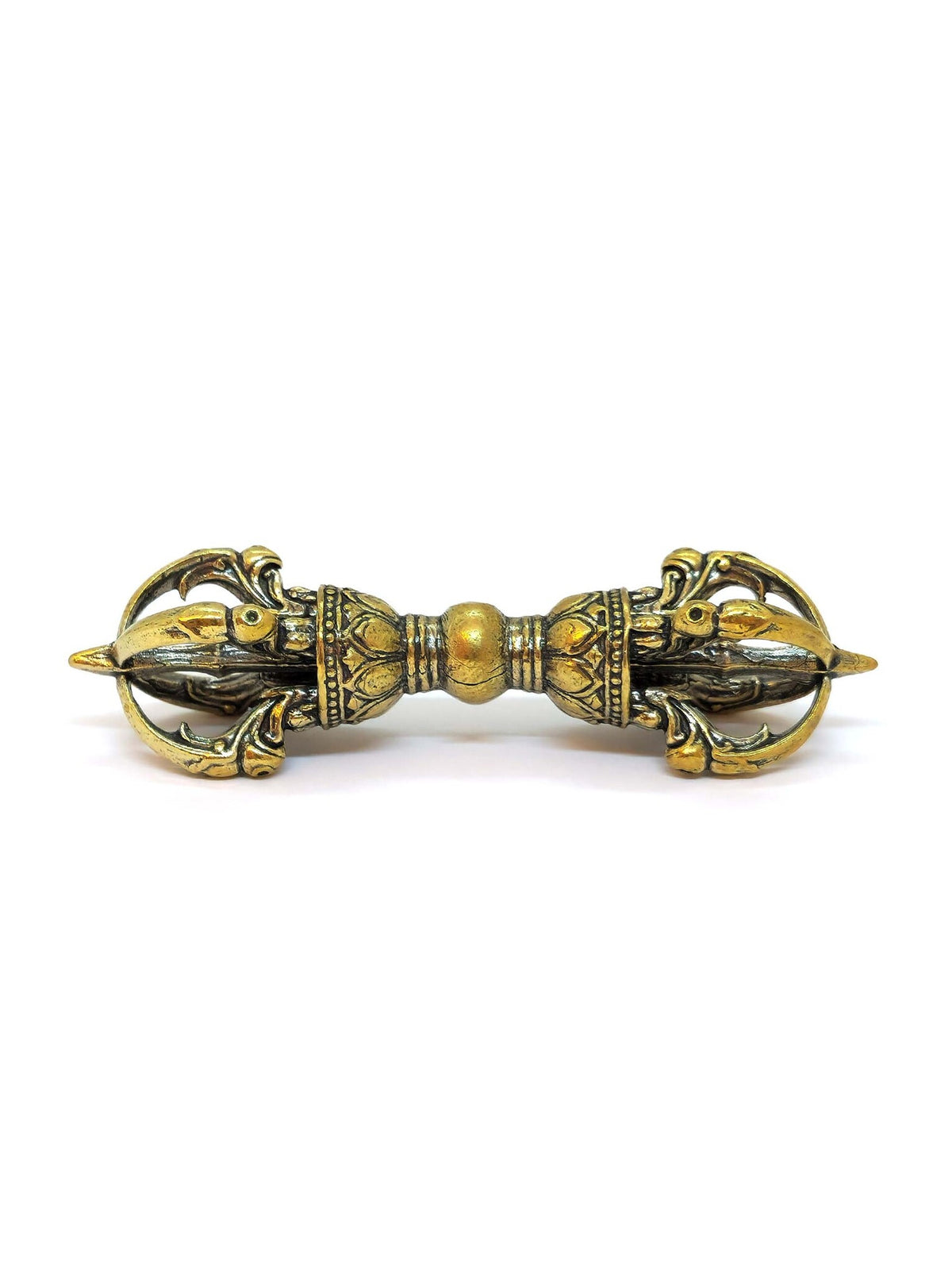 Tibetischer Dorje Vajra – 5-zackiges Symbol aus Kupfer, 8.5 cm