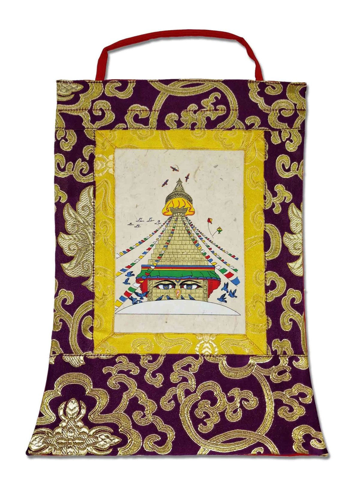 Thangka tibetano "Boudhanath stupa", mini