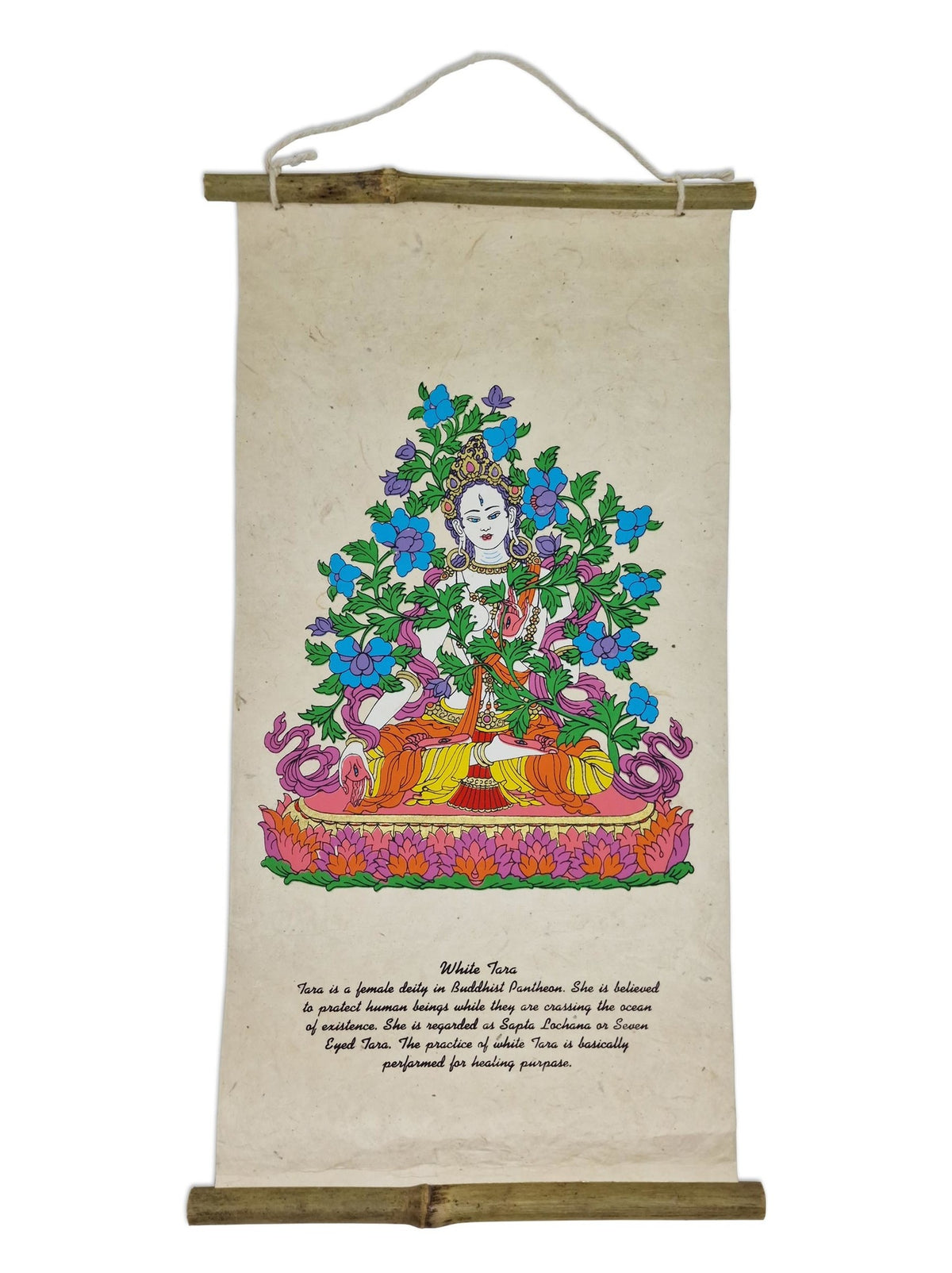 Arazzo Tara Bianca in carta di riso