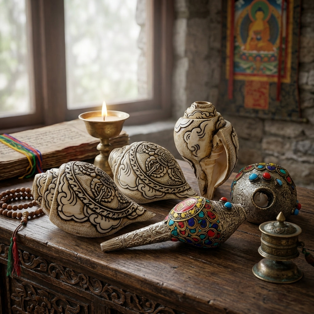 Muscheltrompete (Shankha)