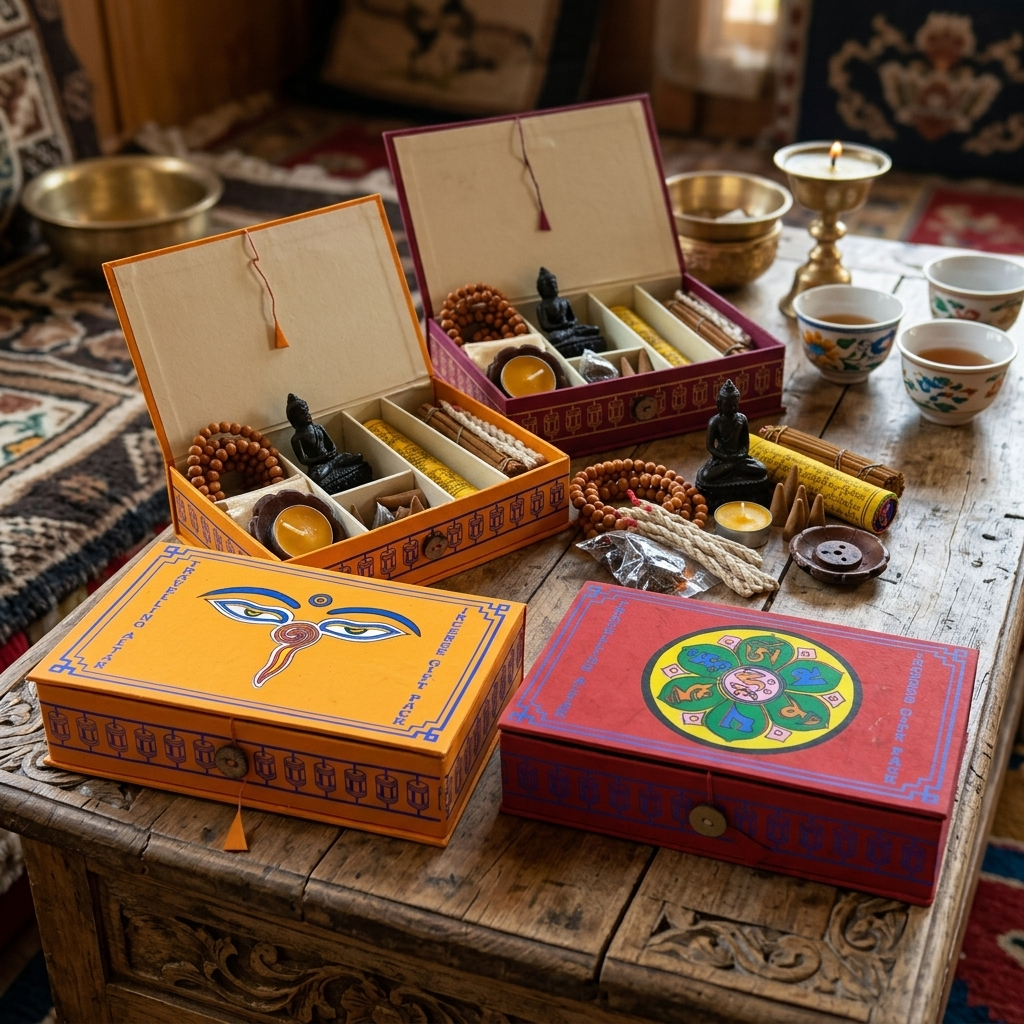 Tibetische Geschenkboxen