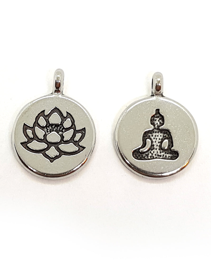 Pendant Duo Buddha and Lotus