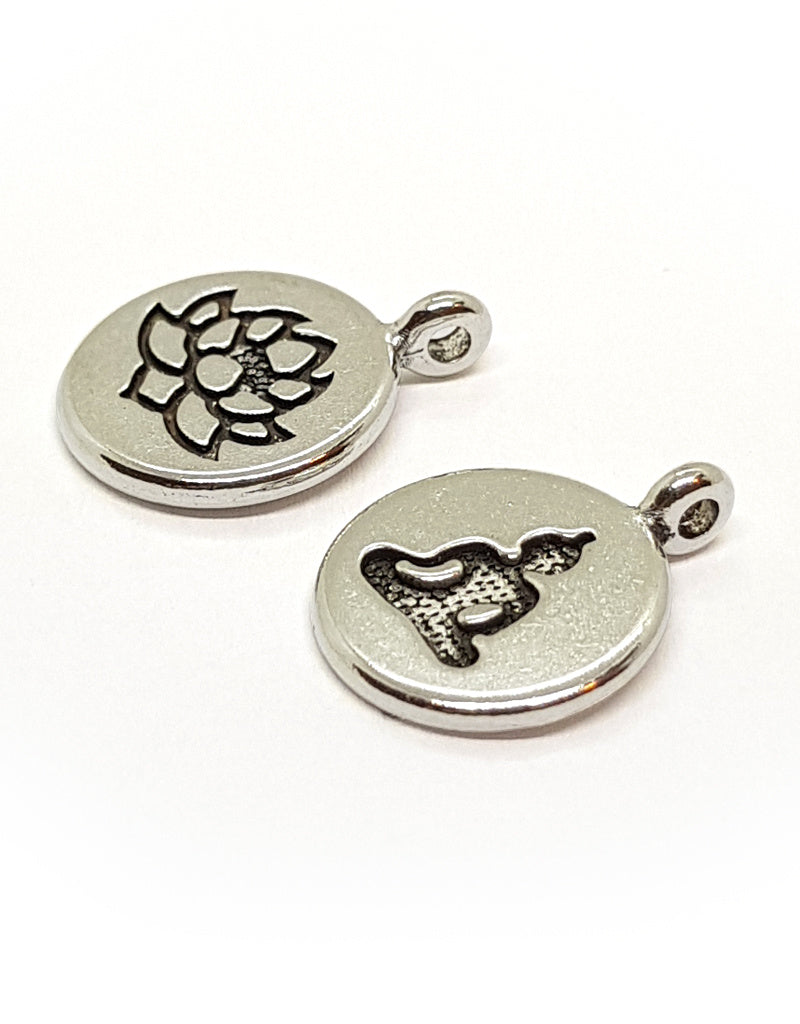 Pendant Duo Buddha and Lotus
