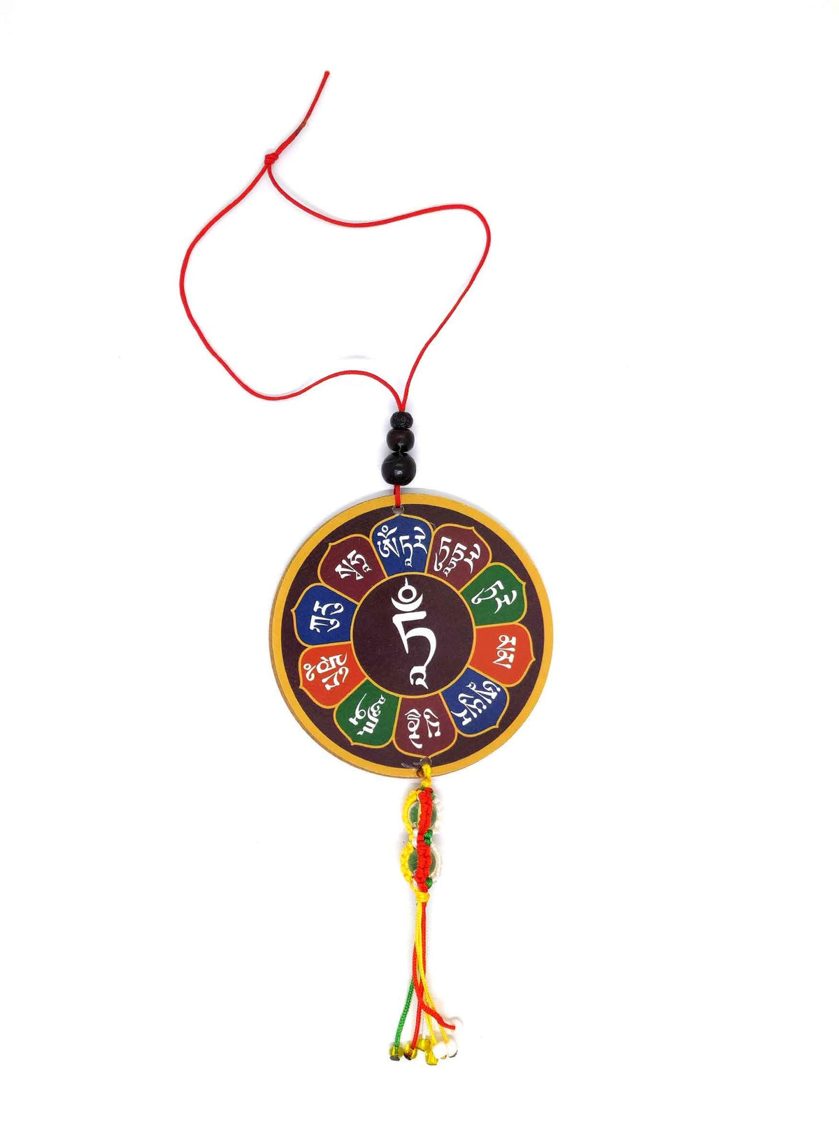 White Tara Car Mirror Charm and Keychain