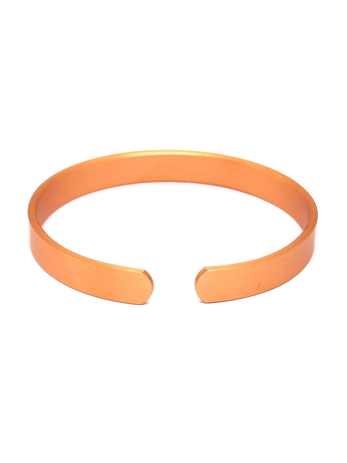 Bracciale in rame rigido sobrio 17,5cm – tibetano gioielli