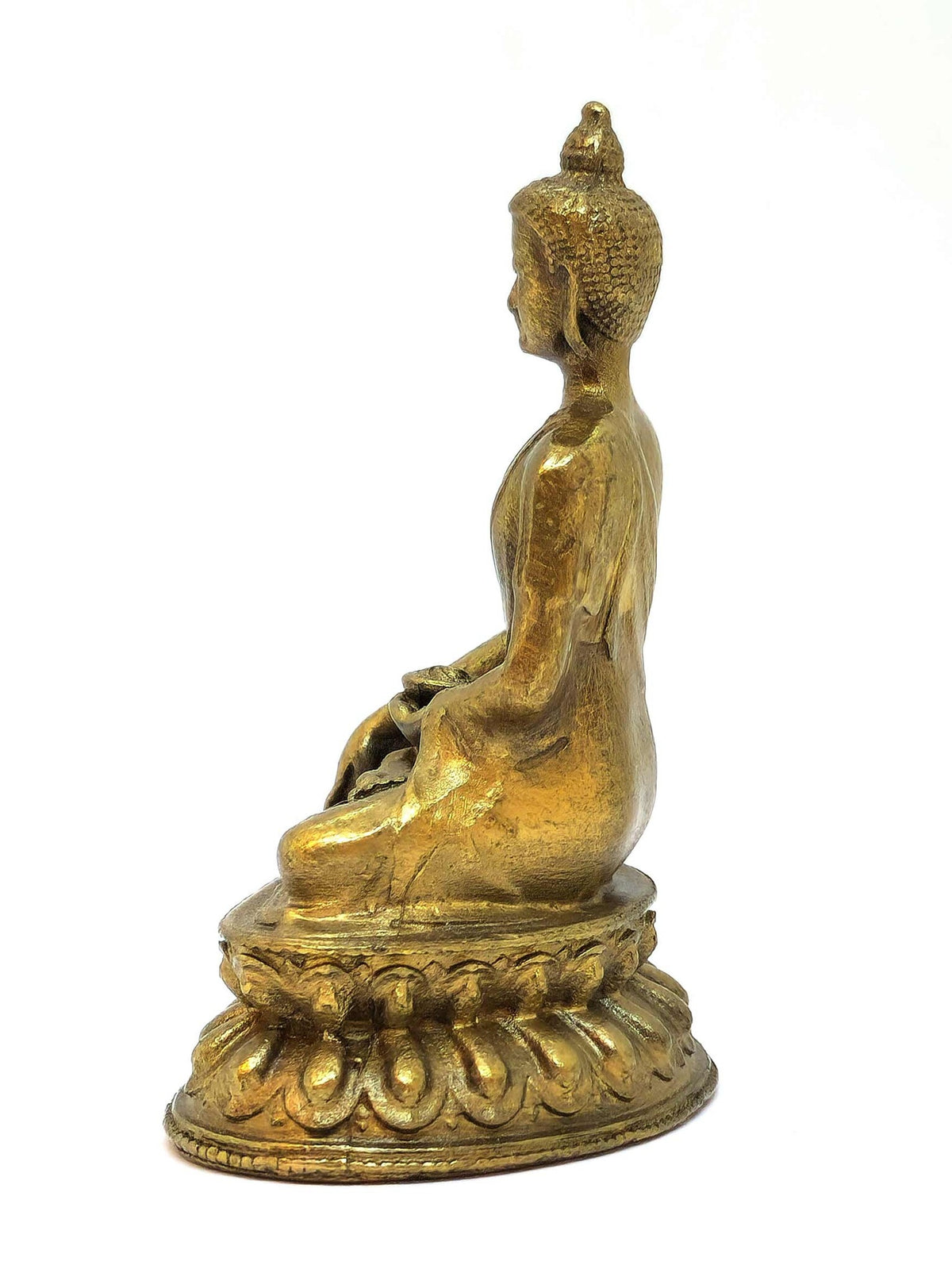 Statue tibétaine du Bouddha Shakyamuni en cuivre, 6,5 cm
