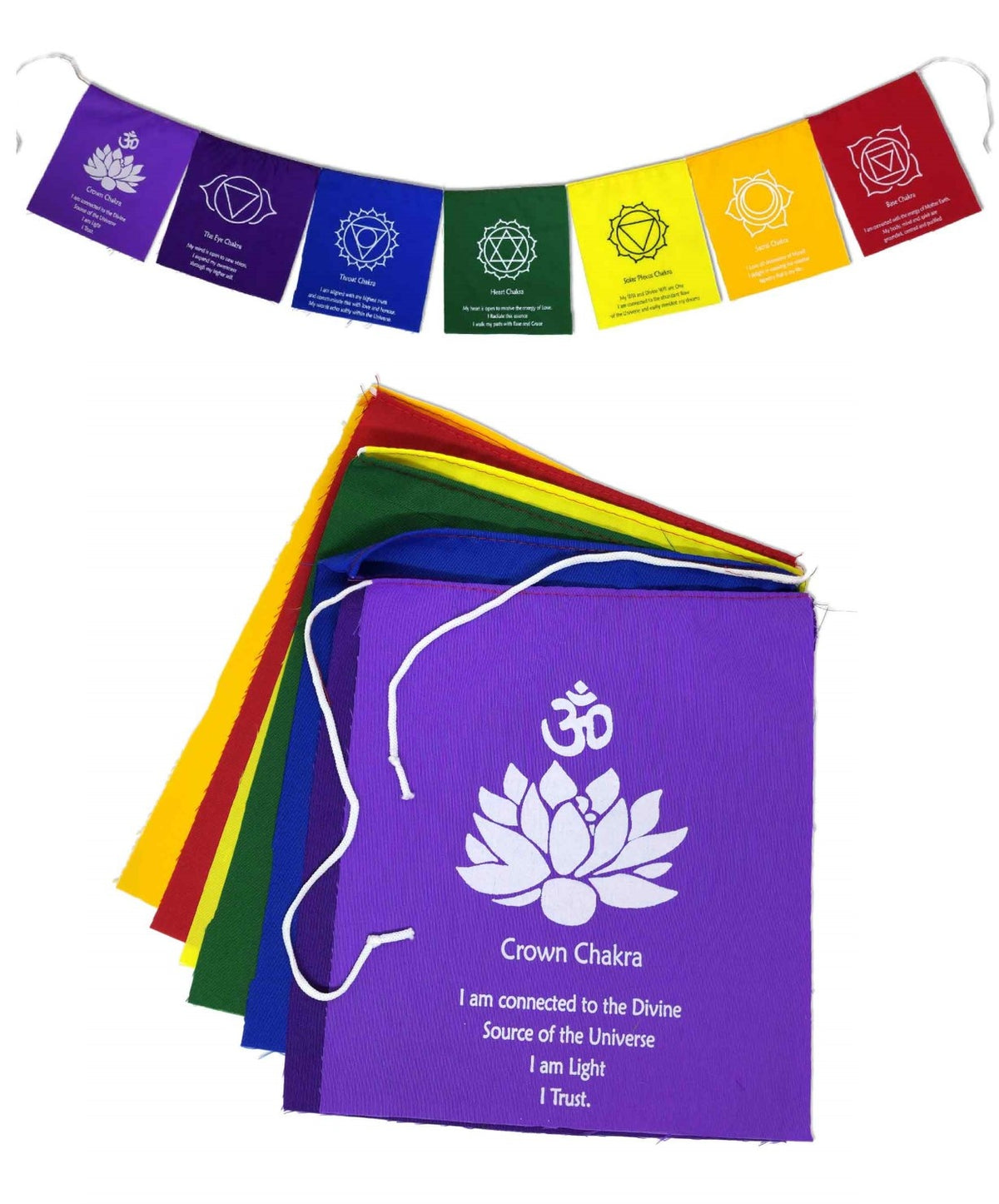 Tibetan Prayer Flags 7 Chakras - Buy Now!