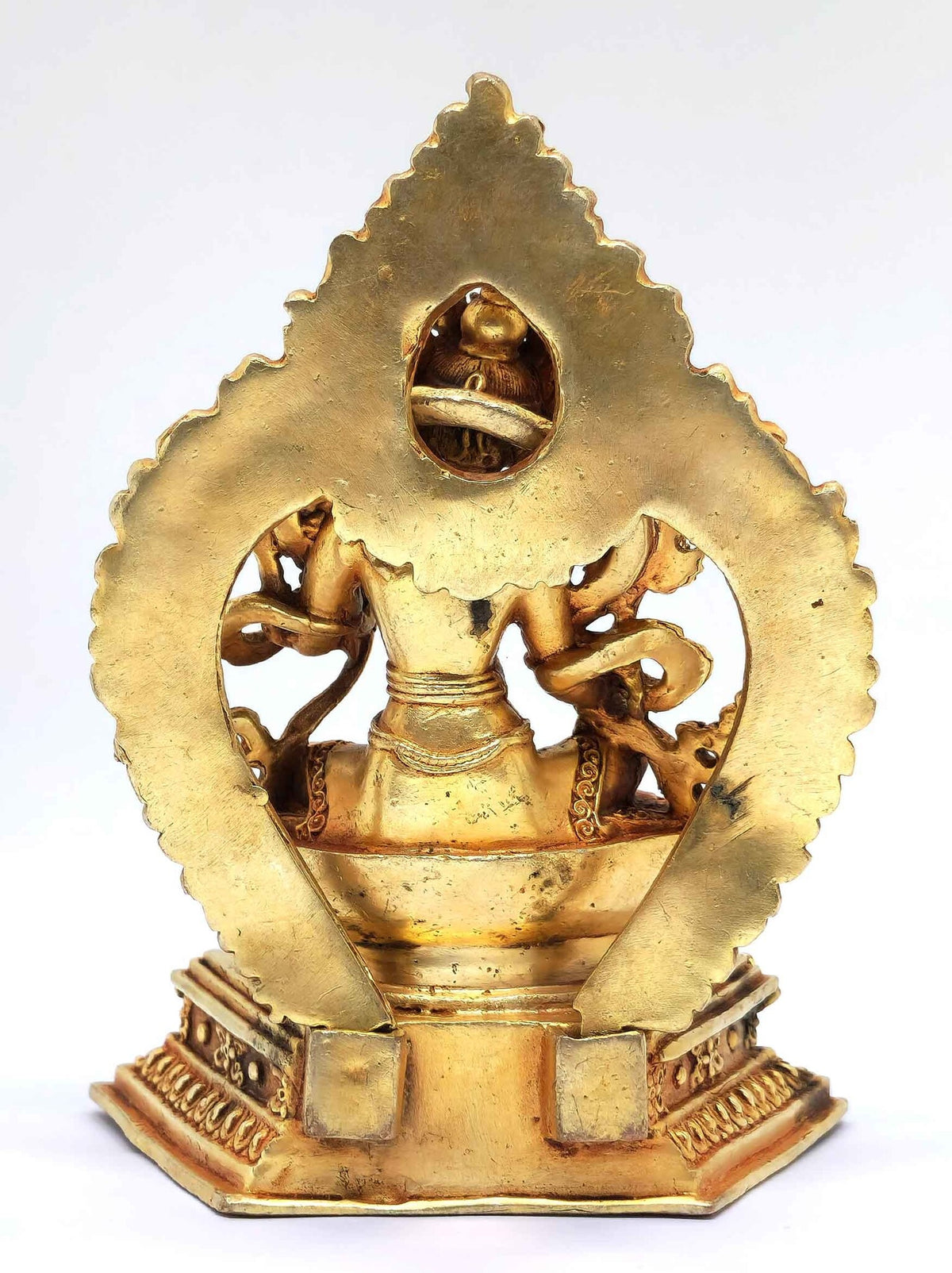 Statue de Tara verte avec trône
