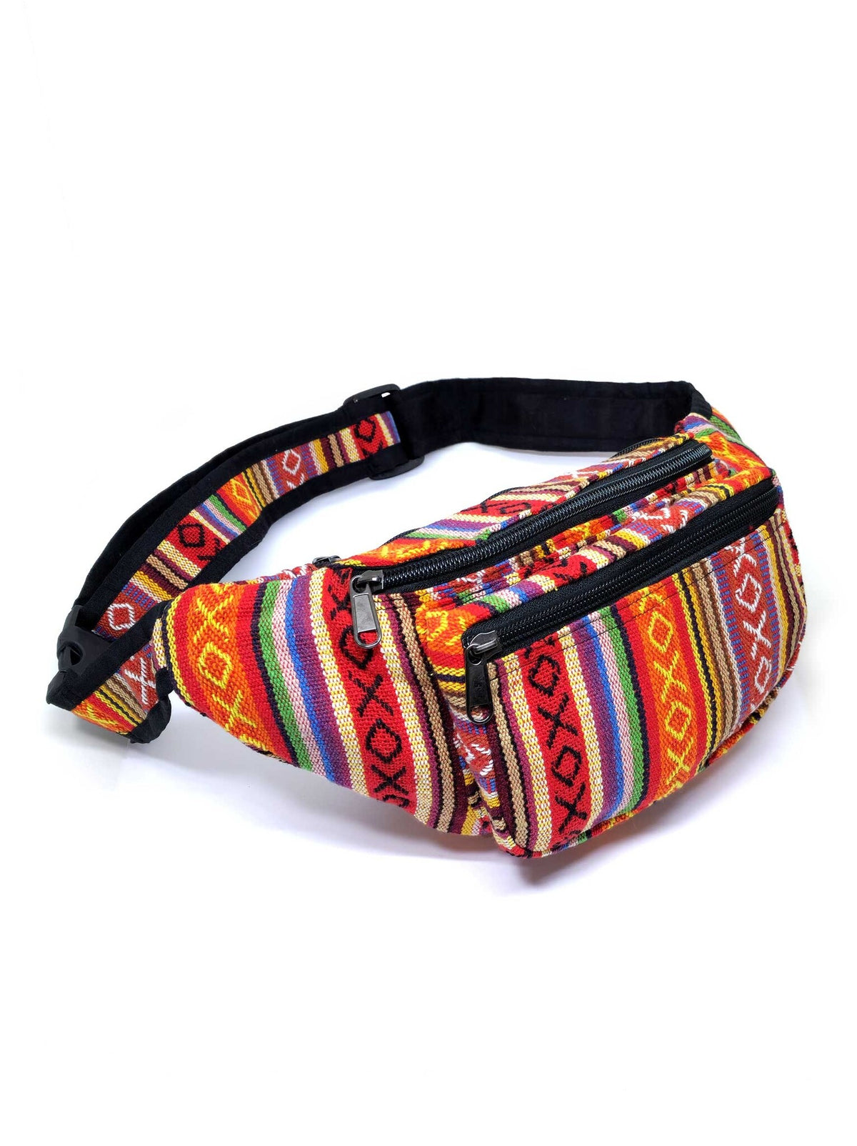 Sacoche de ceinture tibétaine en coton, Serpo