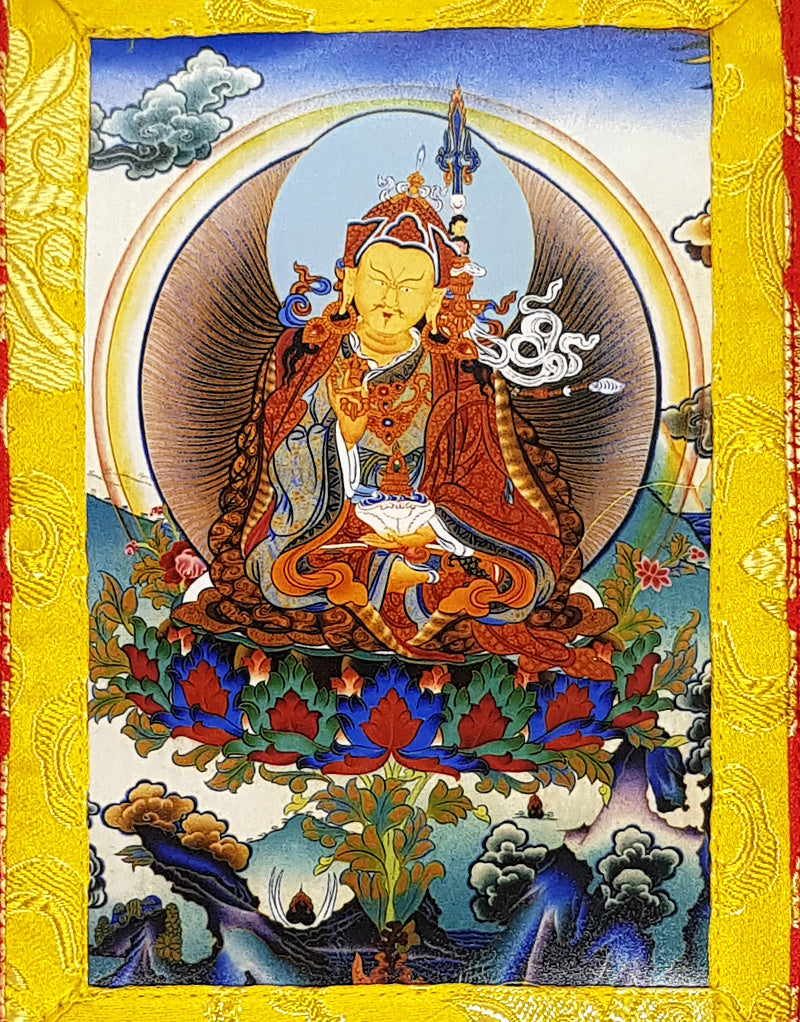 Tibetisches Thangka Guru Rinpochen Padmasambhava, mini