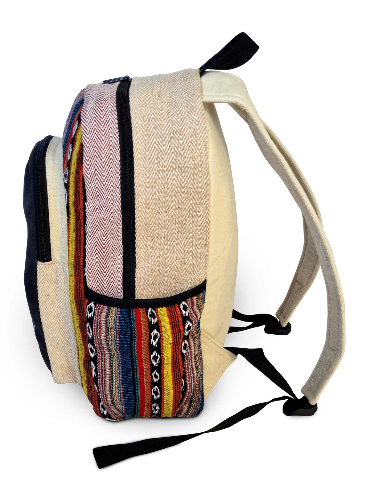 Hemp Cotton Backpack Buddha