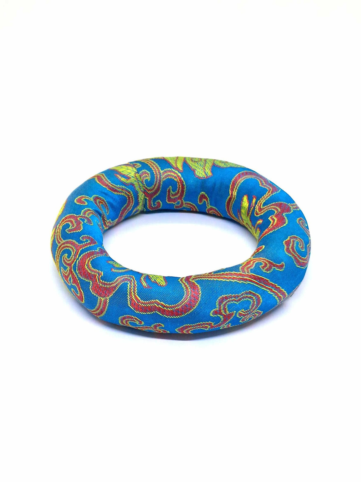 Singing Bowl Ring Cushion Blue, Ø 14cm
