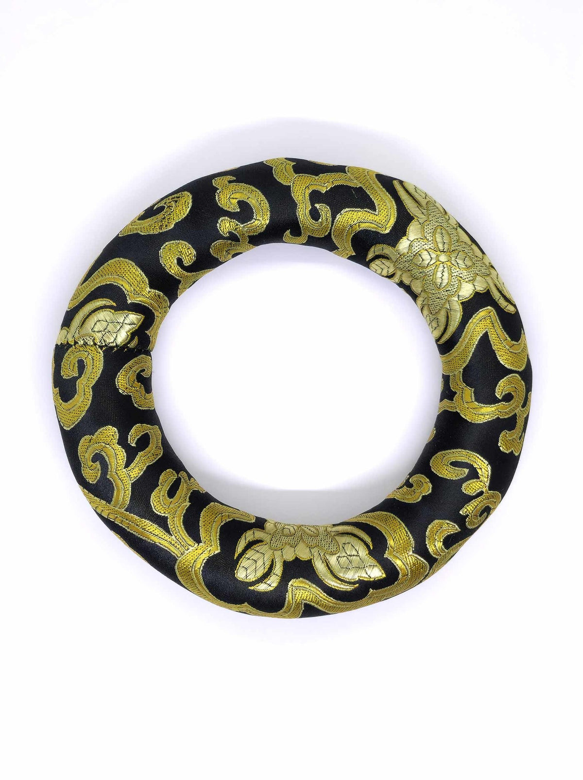 Singing Bowl Ring Cushion Large, Black