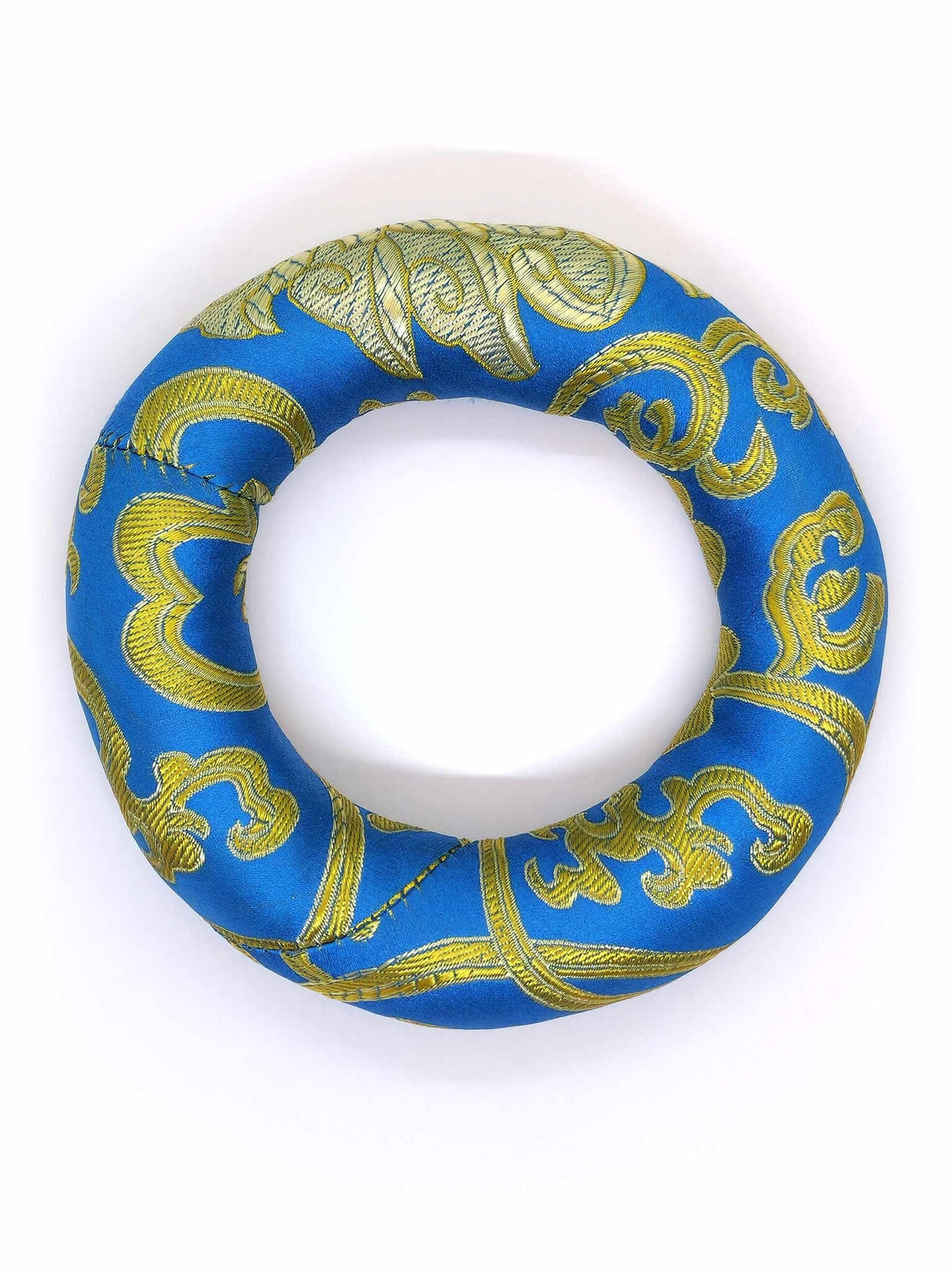 Singing Bowl Ring Cushion Blue, Ø 12cm