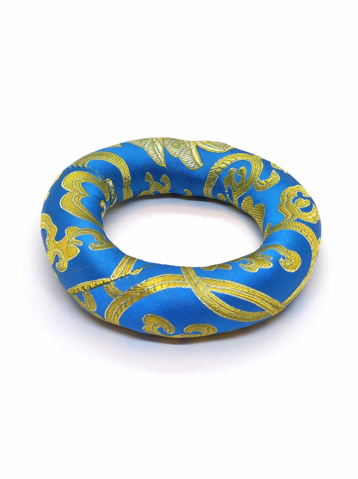 Singing Bowl Ring Cushion Blue, Ø 12cm
