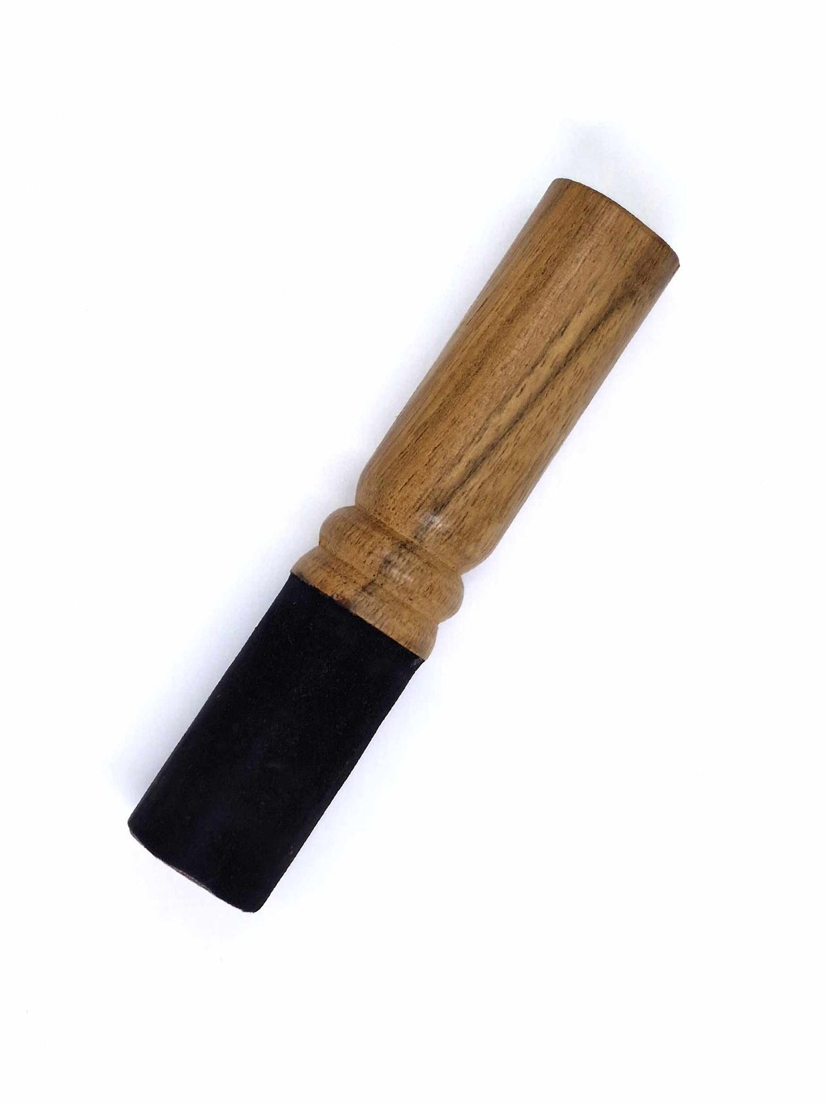 Batacchio in legno per campane tibetane, nero