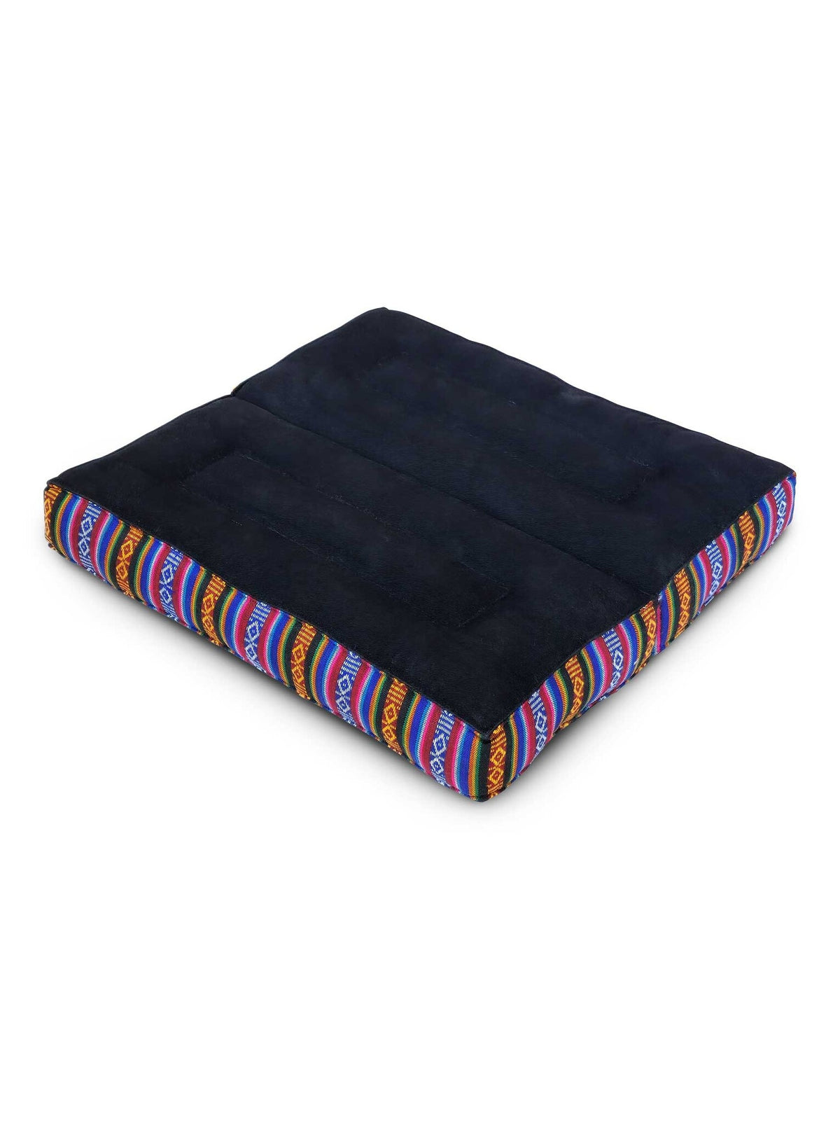 Foldable Meditation Cushion, Cotton with Kapok Filling