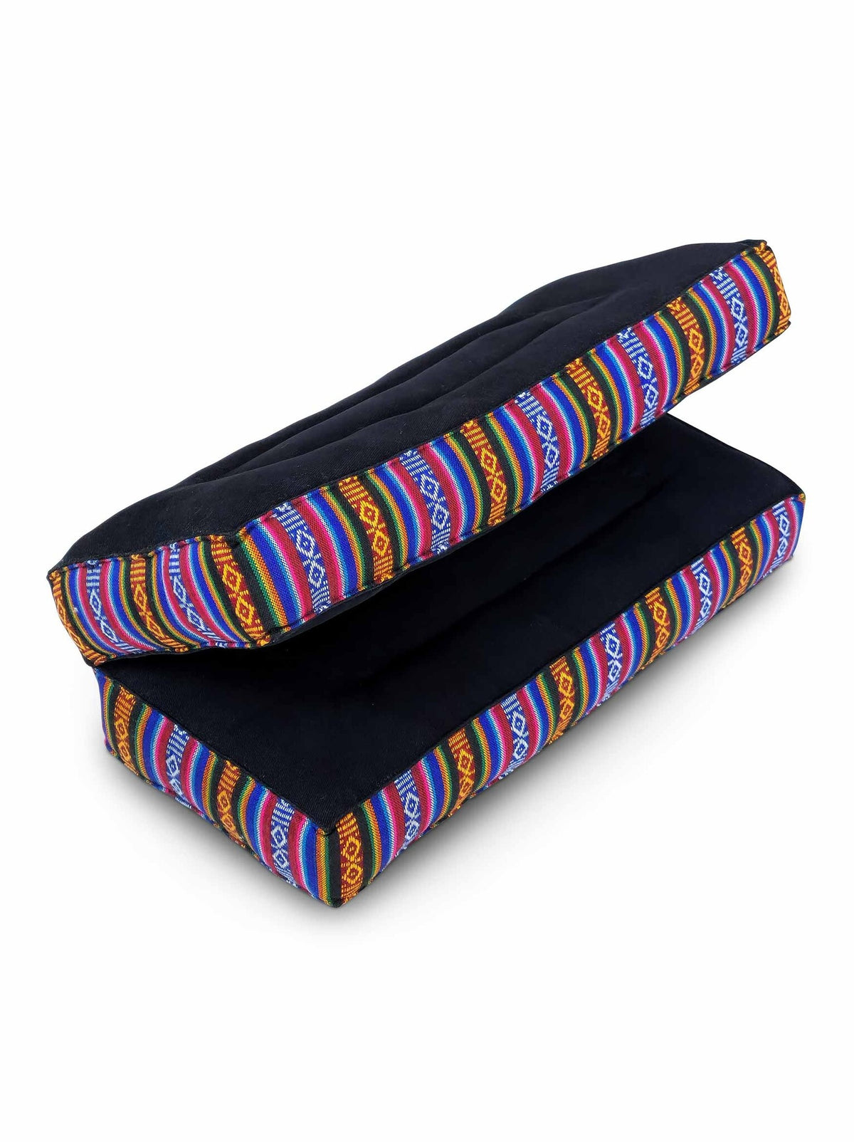 Pieghevole cuscino da meditazione, cotone con imbottitura in kapok