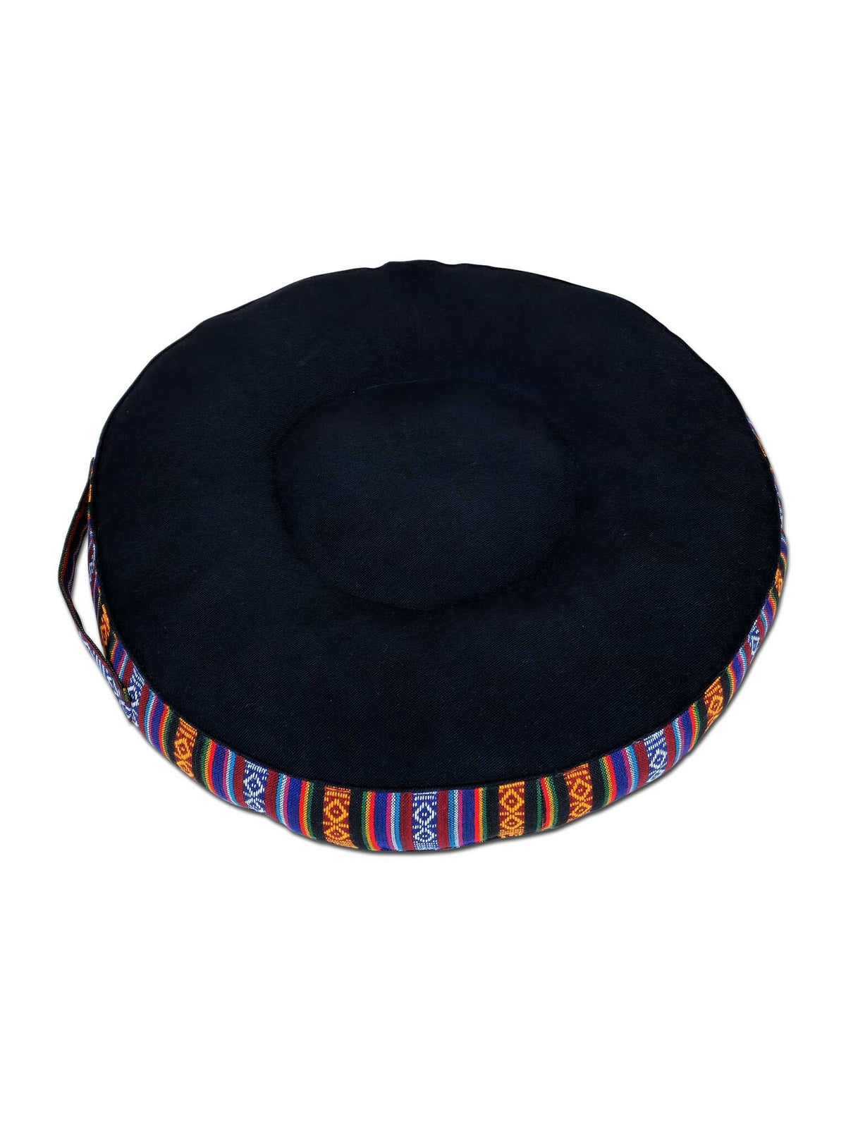 Tibetan Zafu Meditation Cushion, Made of Cotton with Kapok Filling