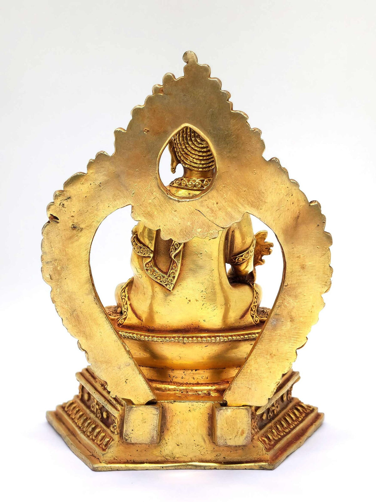 Medicine Buddha Statue with Throne