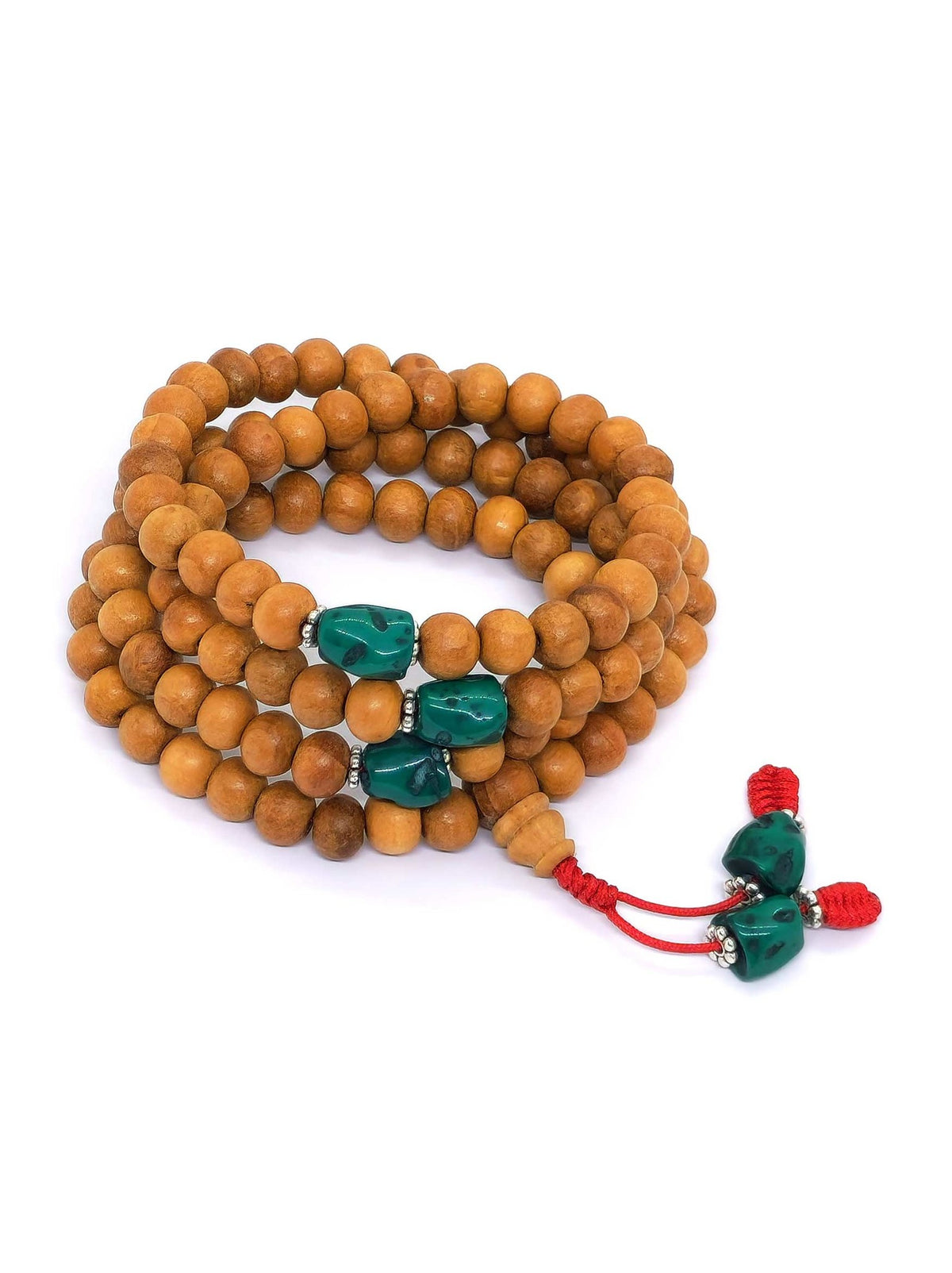 Tibetan Prayer Beads Plain Wood Japa Mala