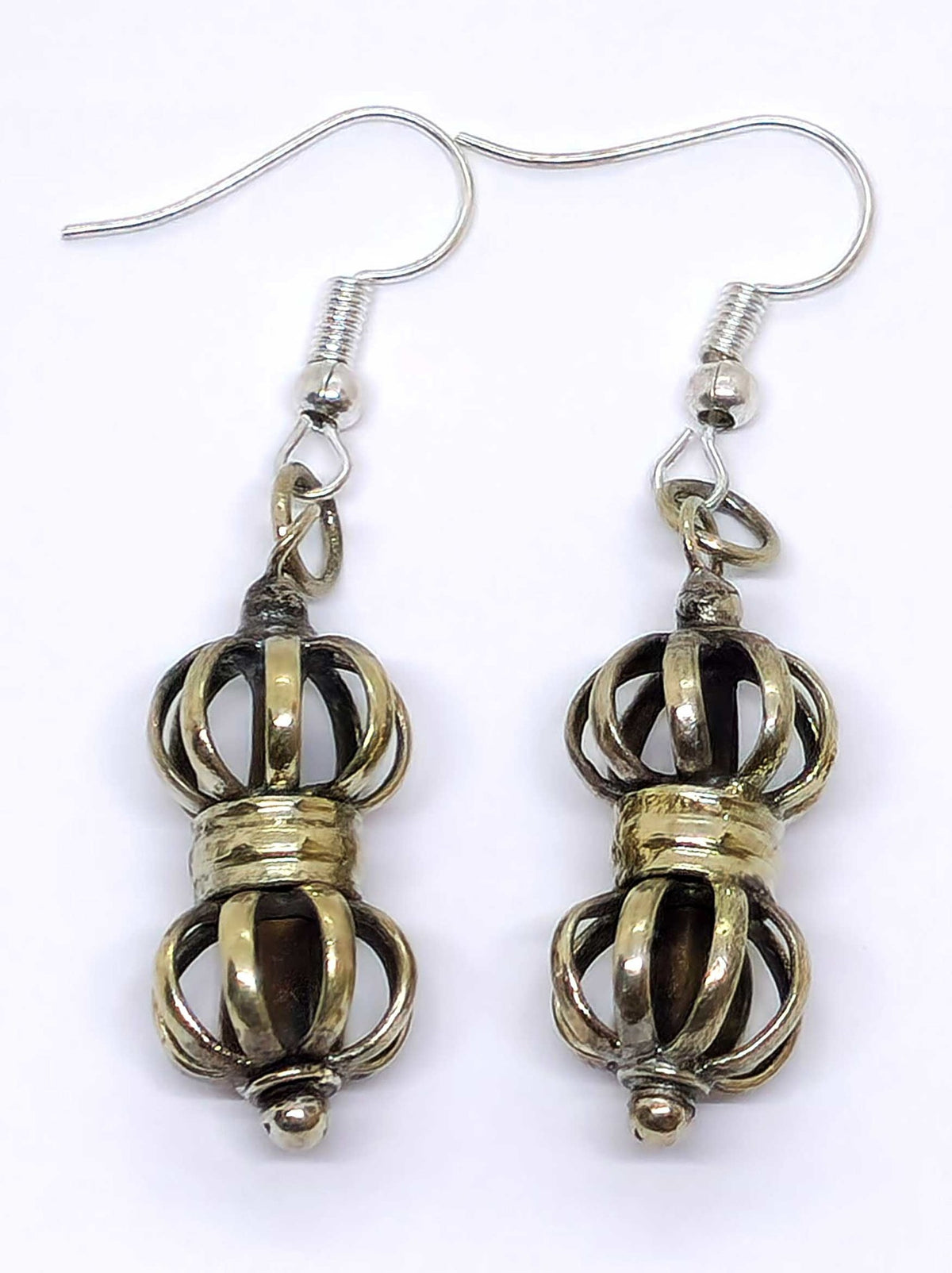 Tibetan Earrings Vajra Dorje