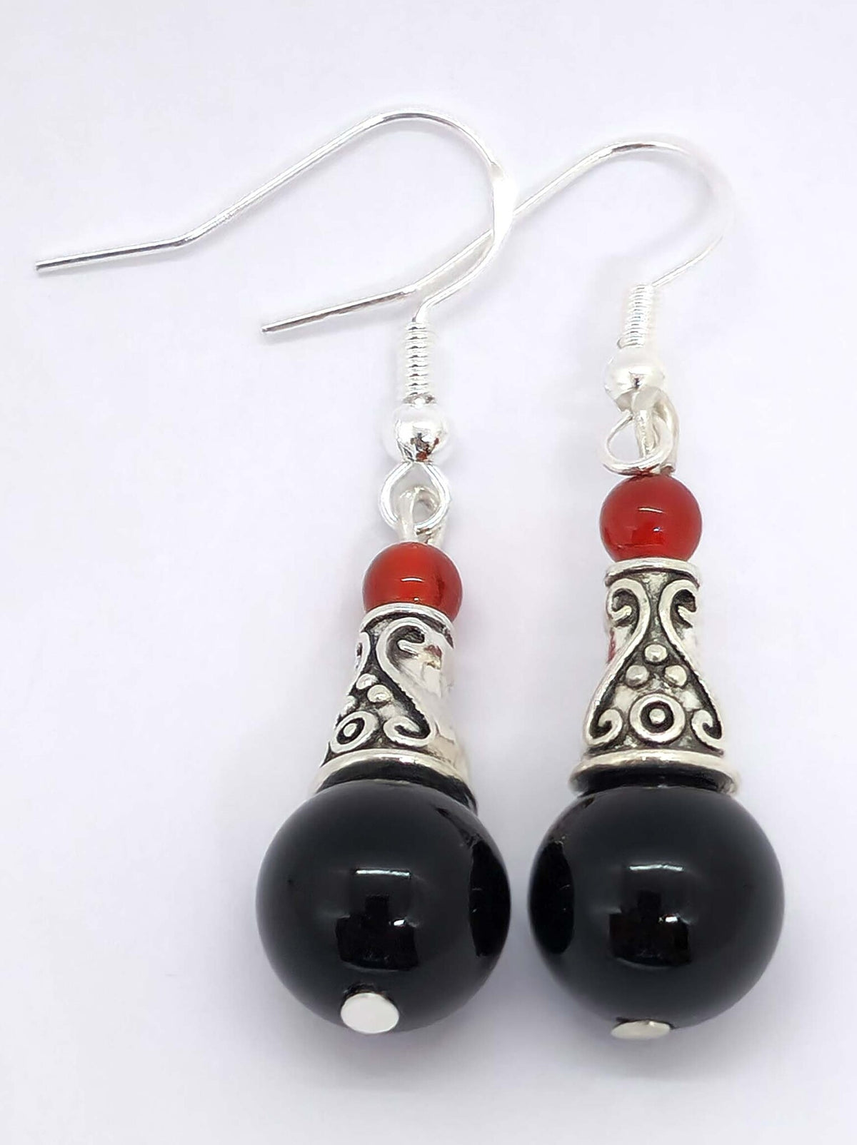 Tibetan Vintage Earrings Drop Beads