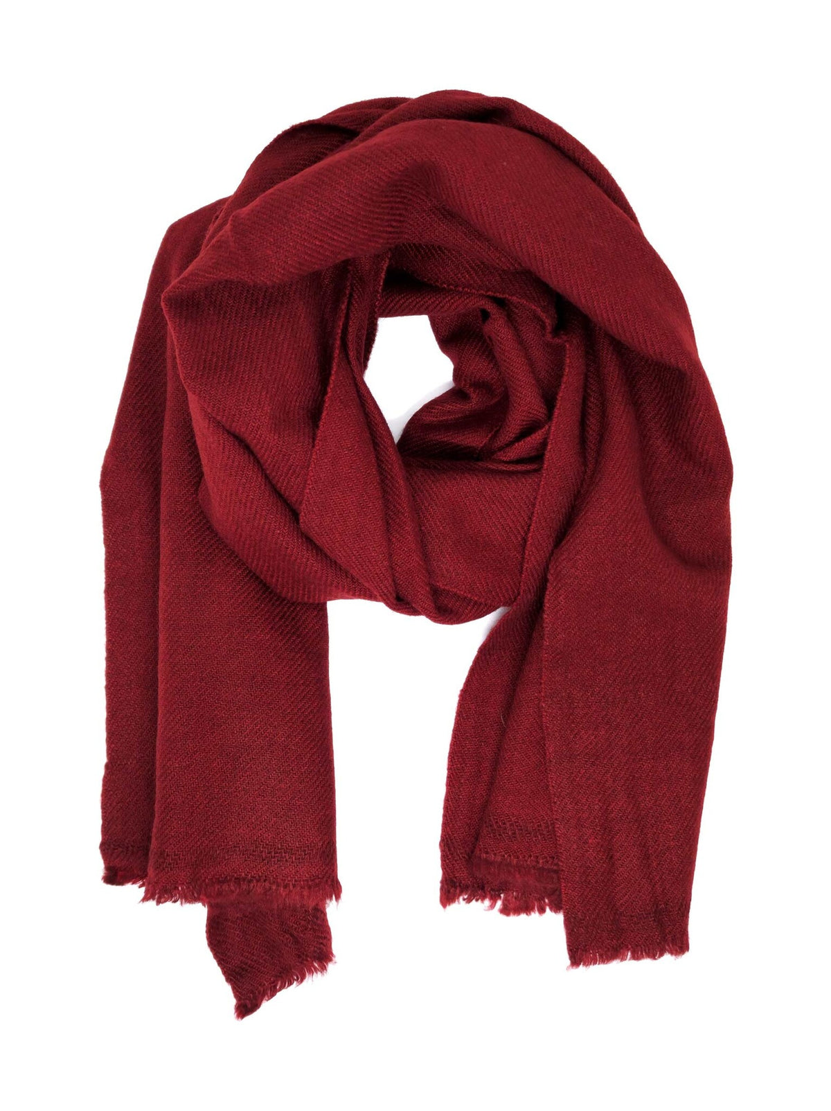 Bordeaux Pashmina-foulard, 35 x 160 cm