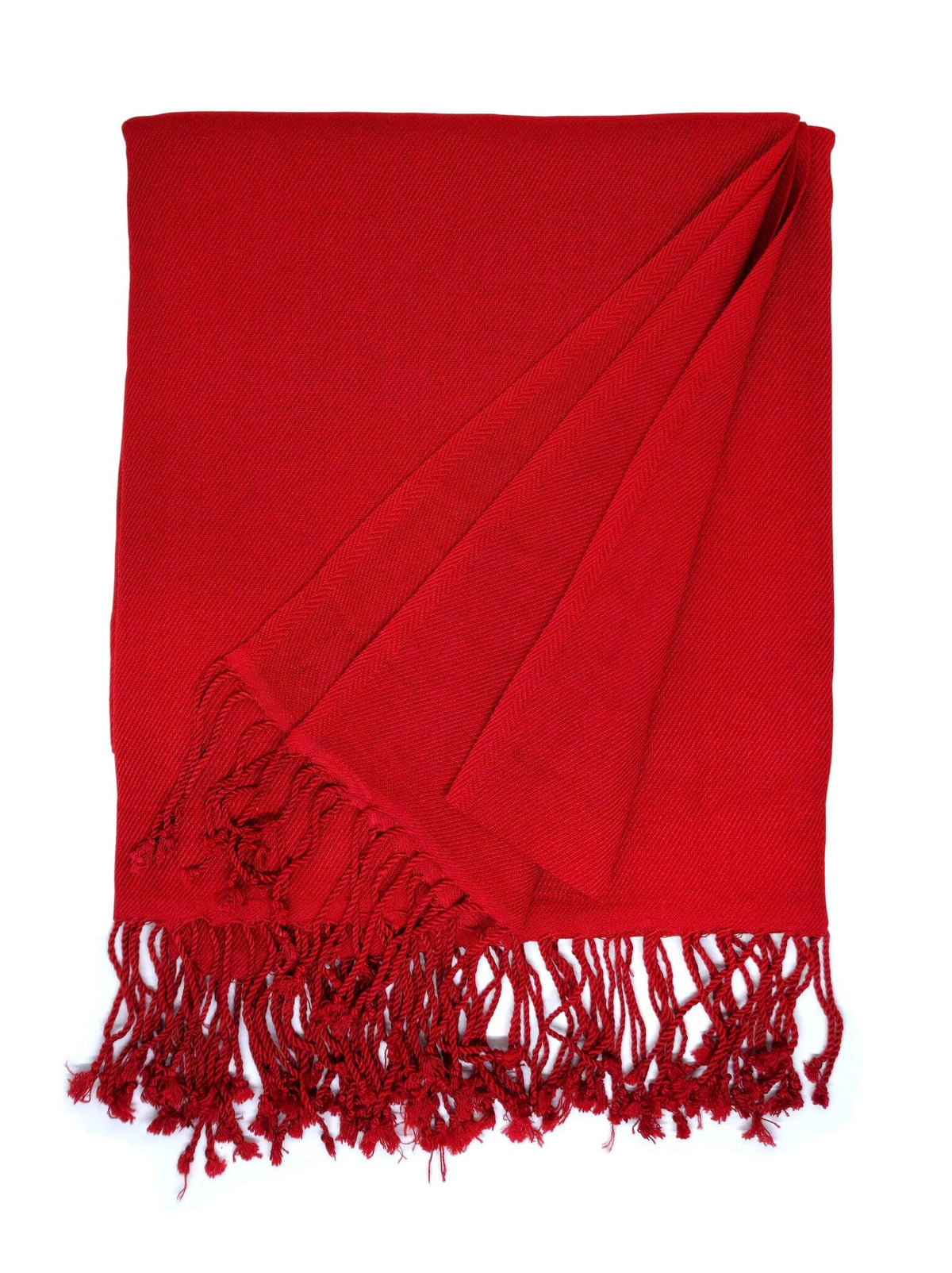 Sciarpa tibetana meditazione, Pashmina-seta, rosso