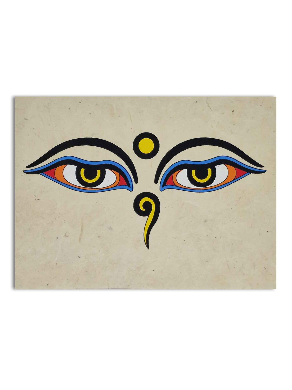 Greeting Card Buddha Eyes