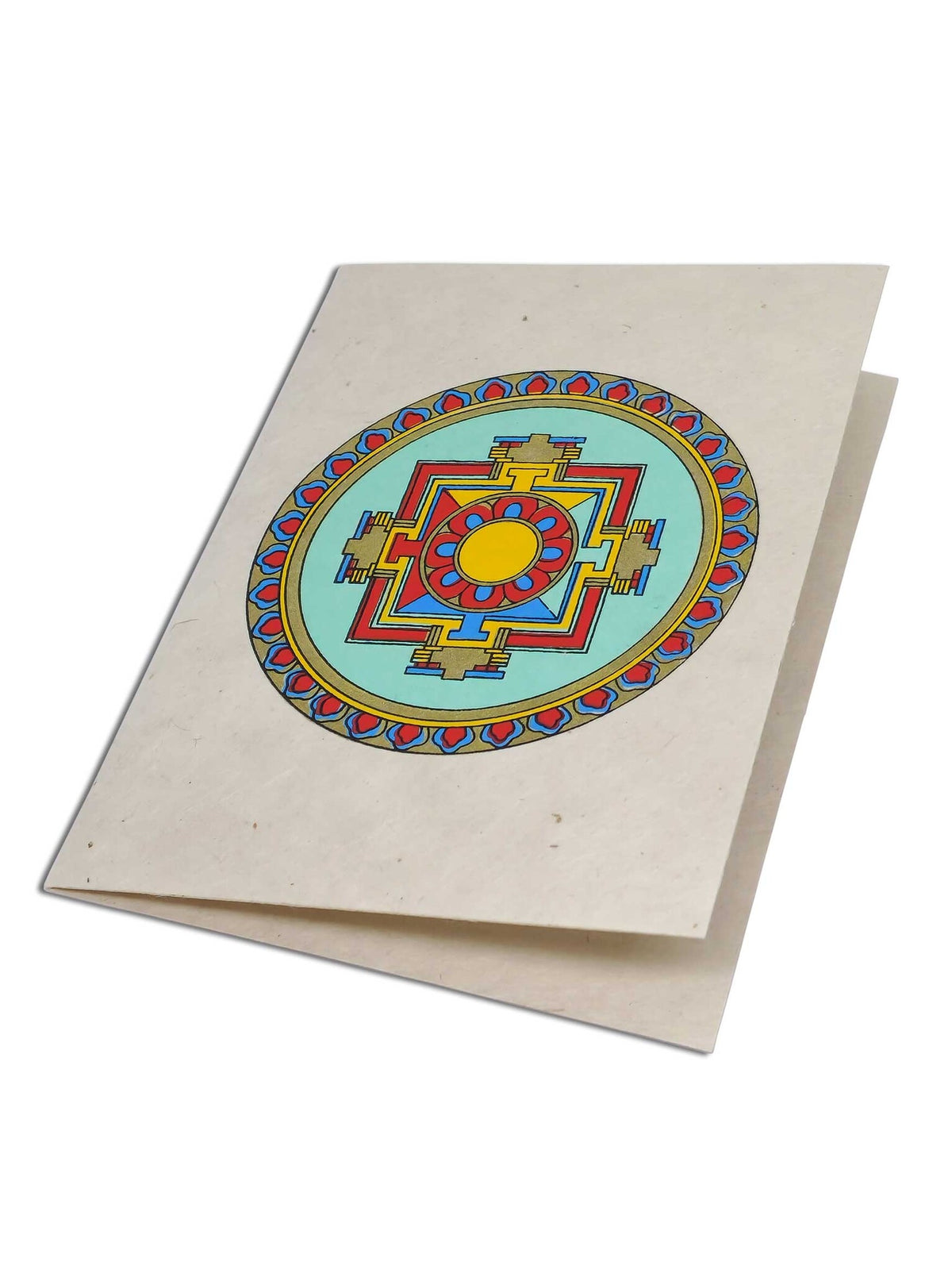 Tibetische Grusskarte Mandala