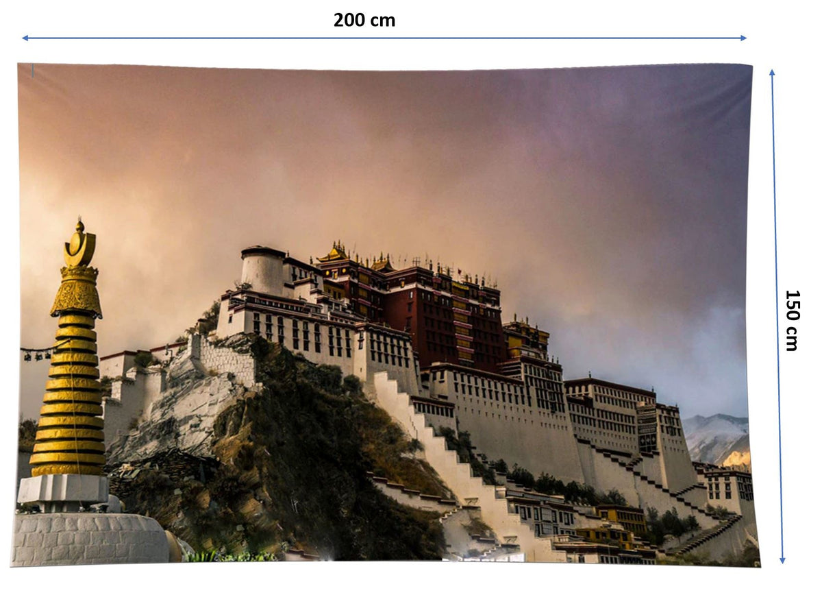 Wandtuch Potala Palast, 200 x 150 cm