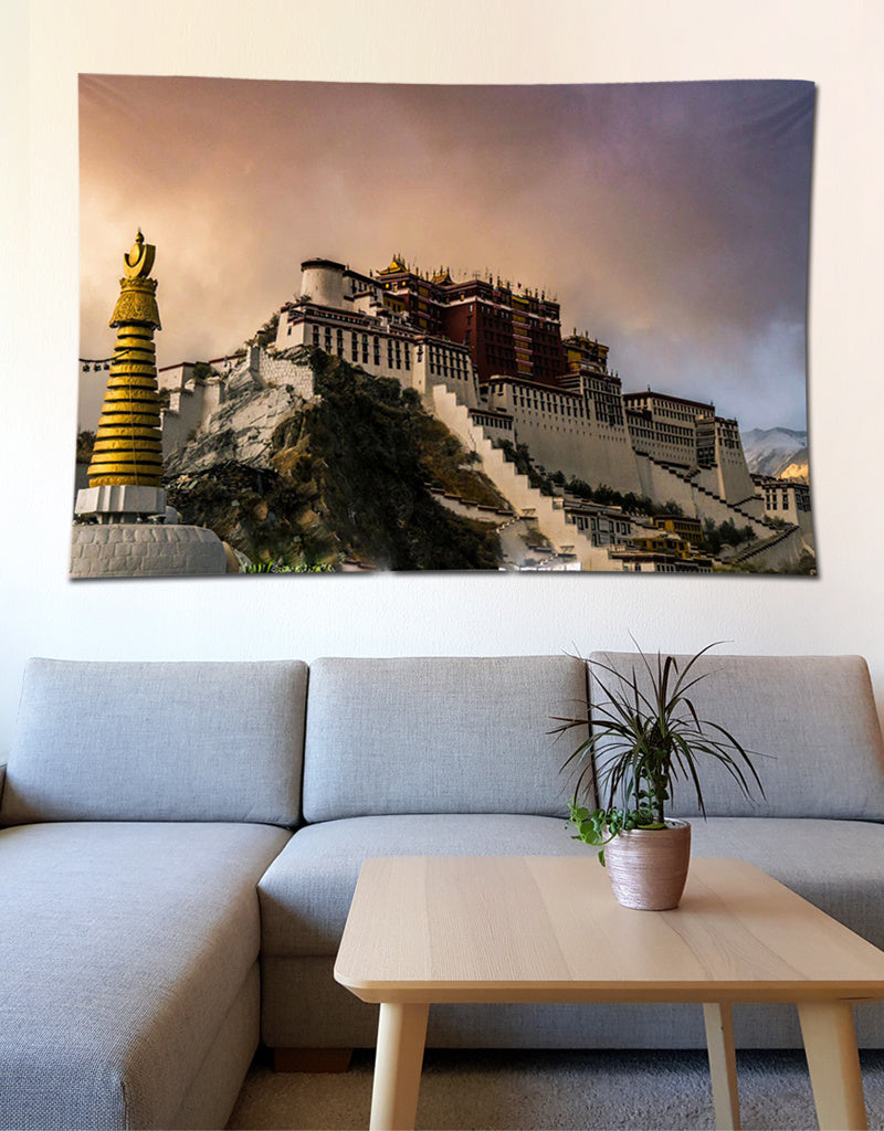 Wandtuch Potala Palast, 200 x 150 cm